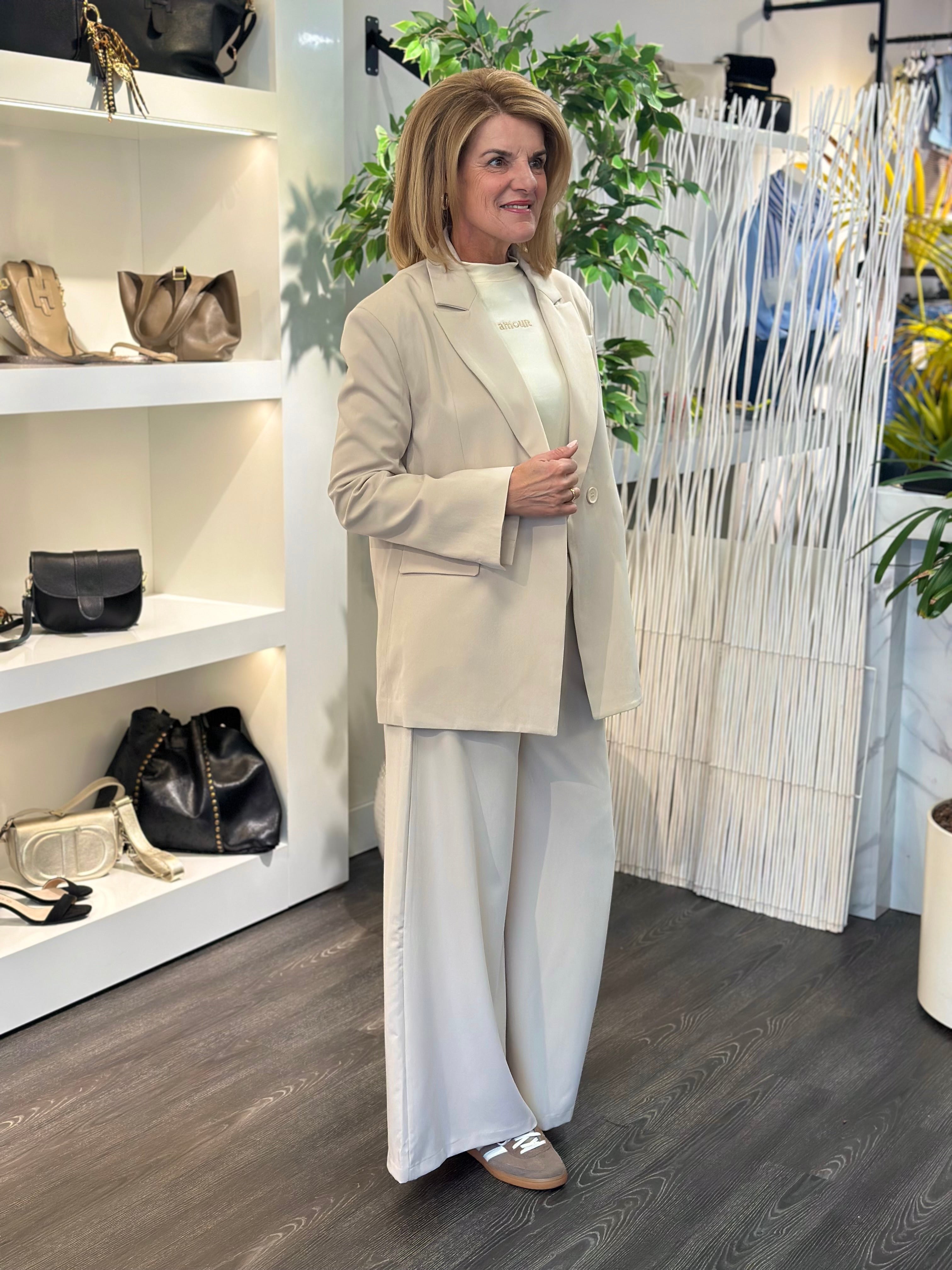 Unika Boyfriend Blazer 3968 beige