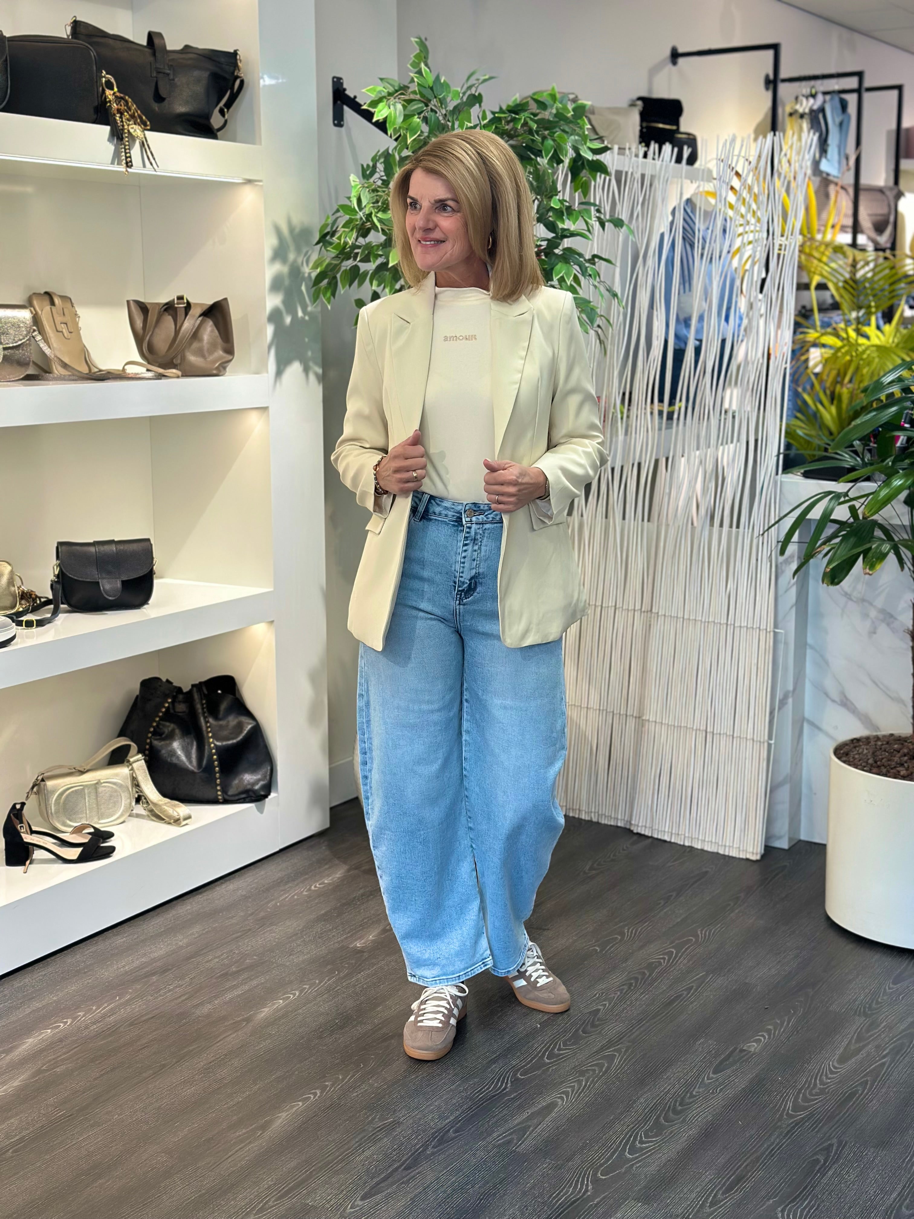 Unika Halflange Boyfriend Blazer 3595 kit