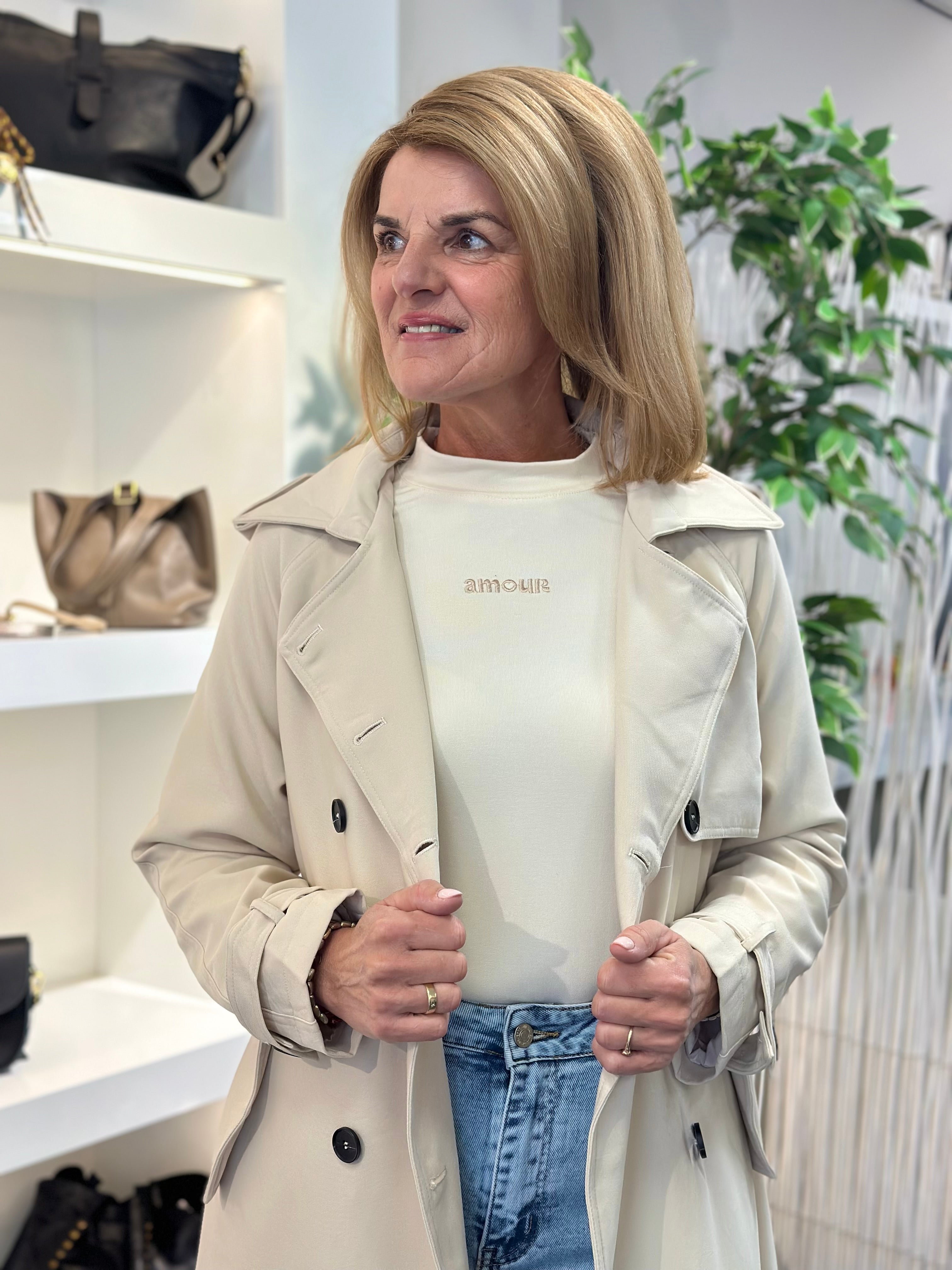 Nana Love Trenchcoat NA3073 beige