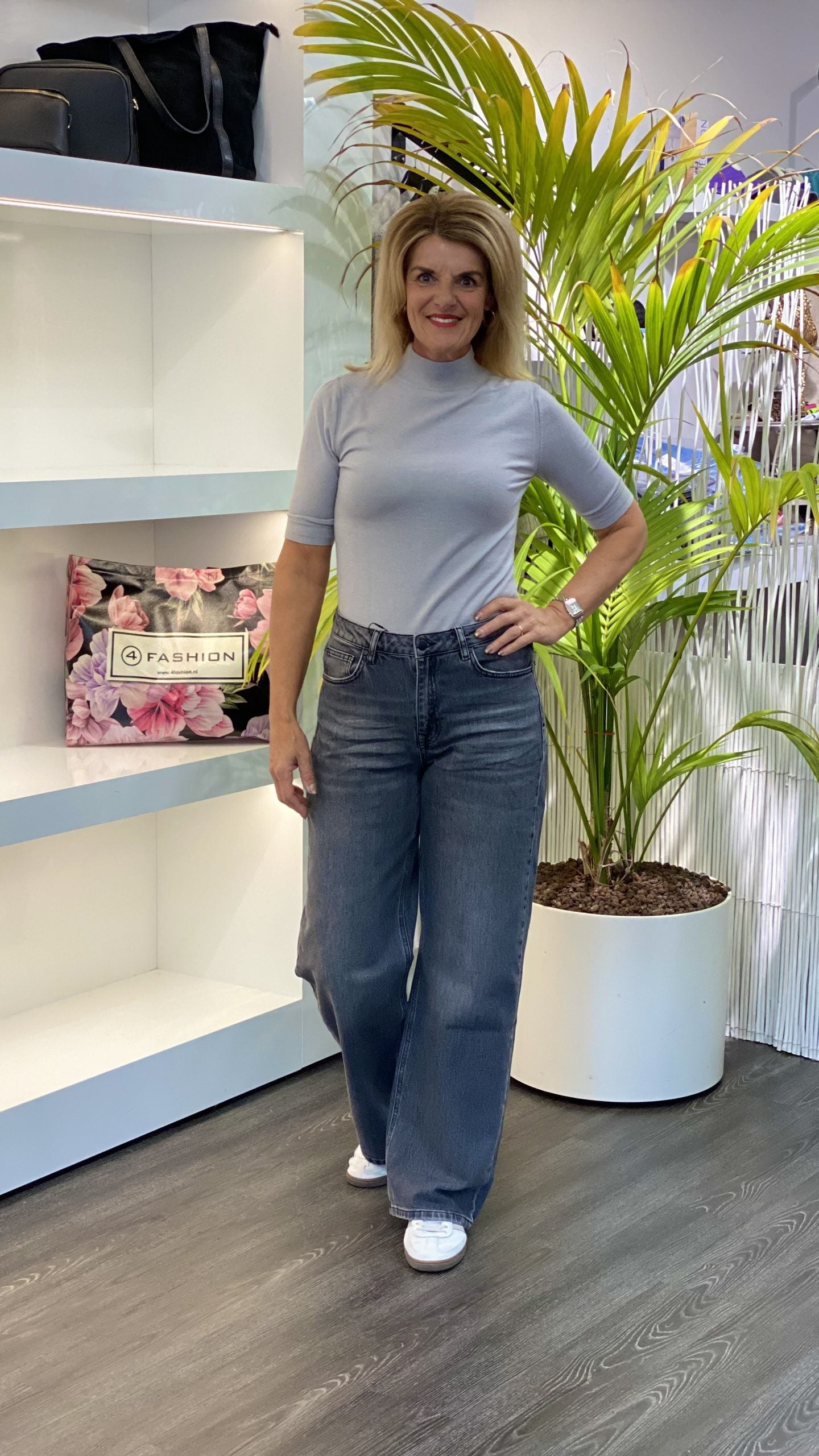 Maicazz Presley Top cool grey