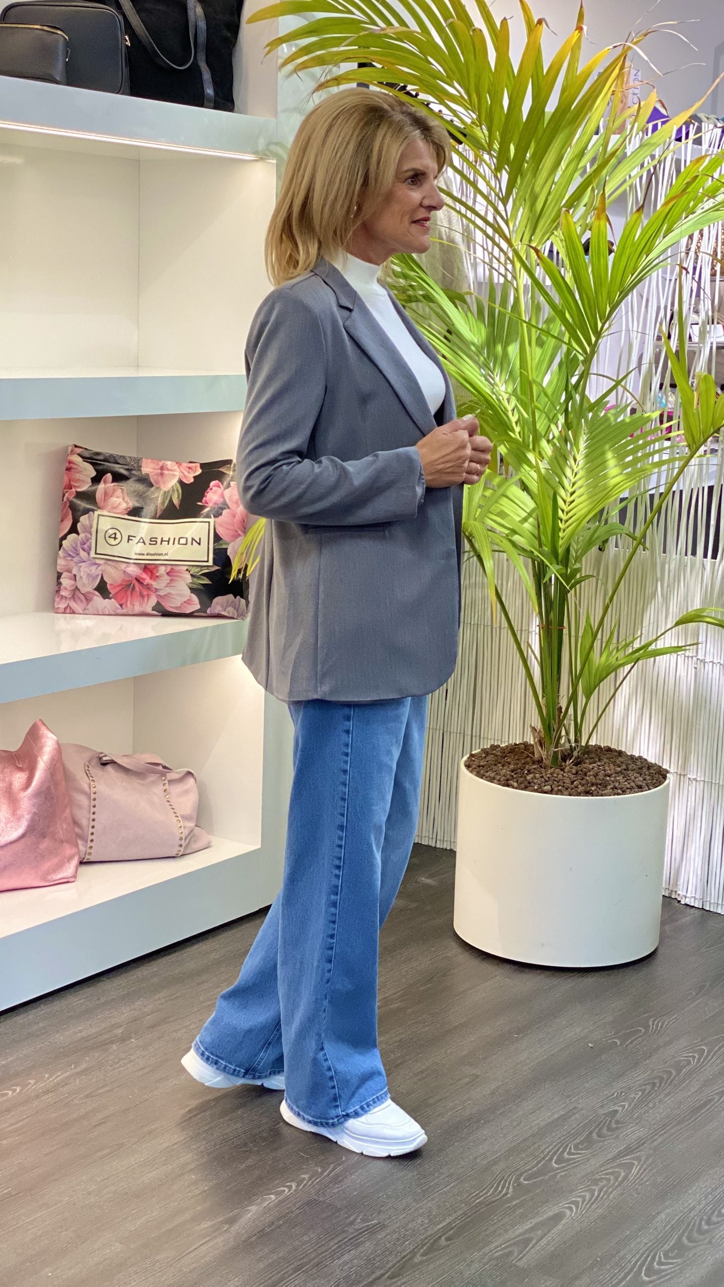 Forza Halflange Blazer grijs