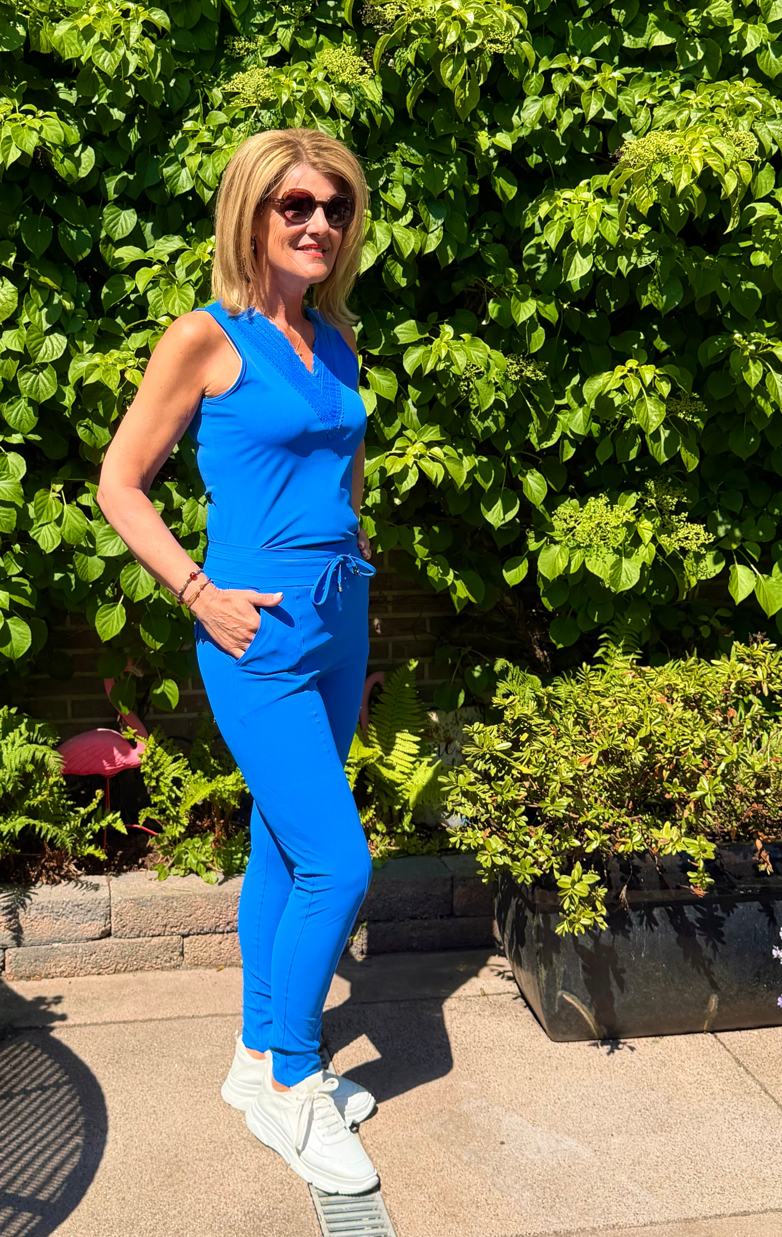 Mi Piace Travelstof Broek 202016 nautic blue