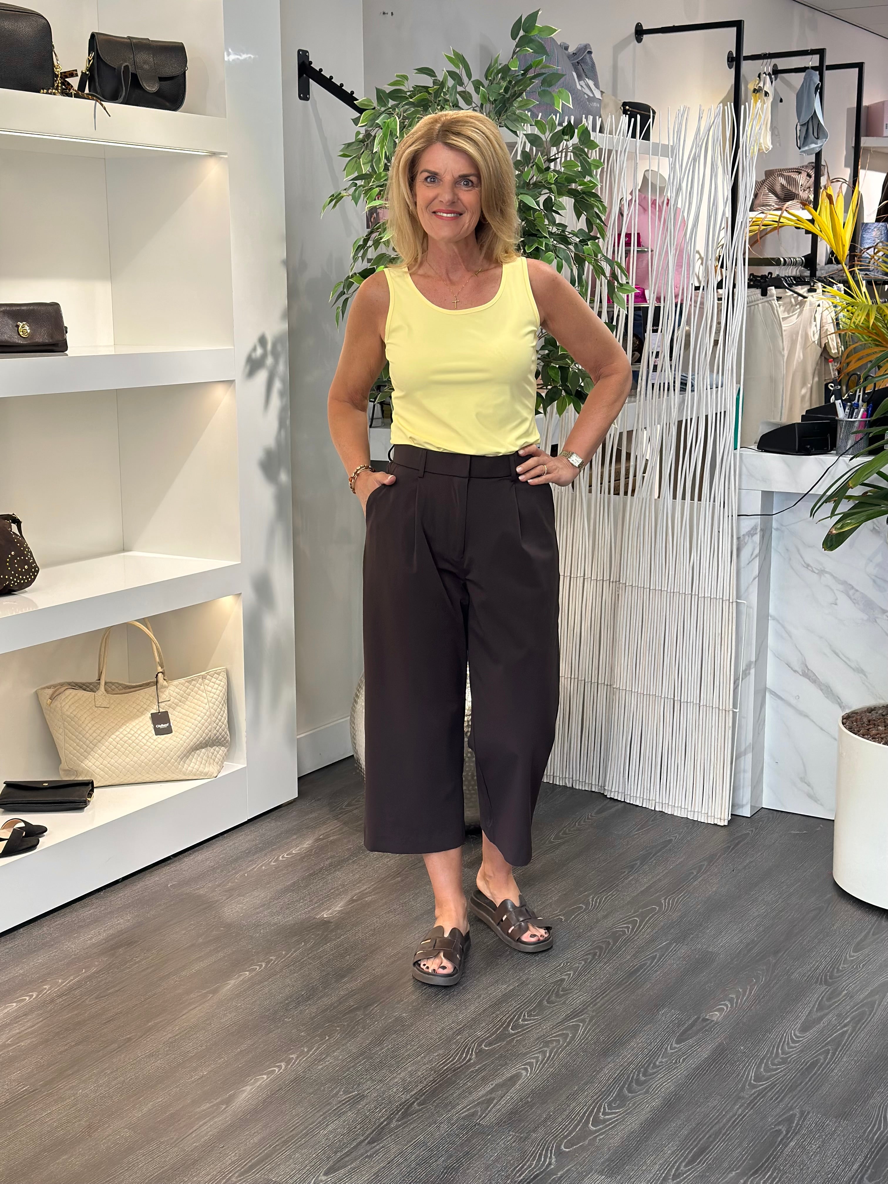 Mi Piace Travelstof Top 202027 Lemon Yellow
