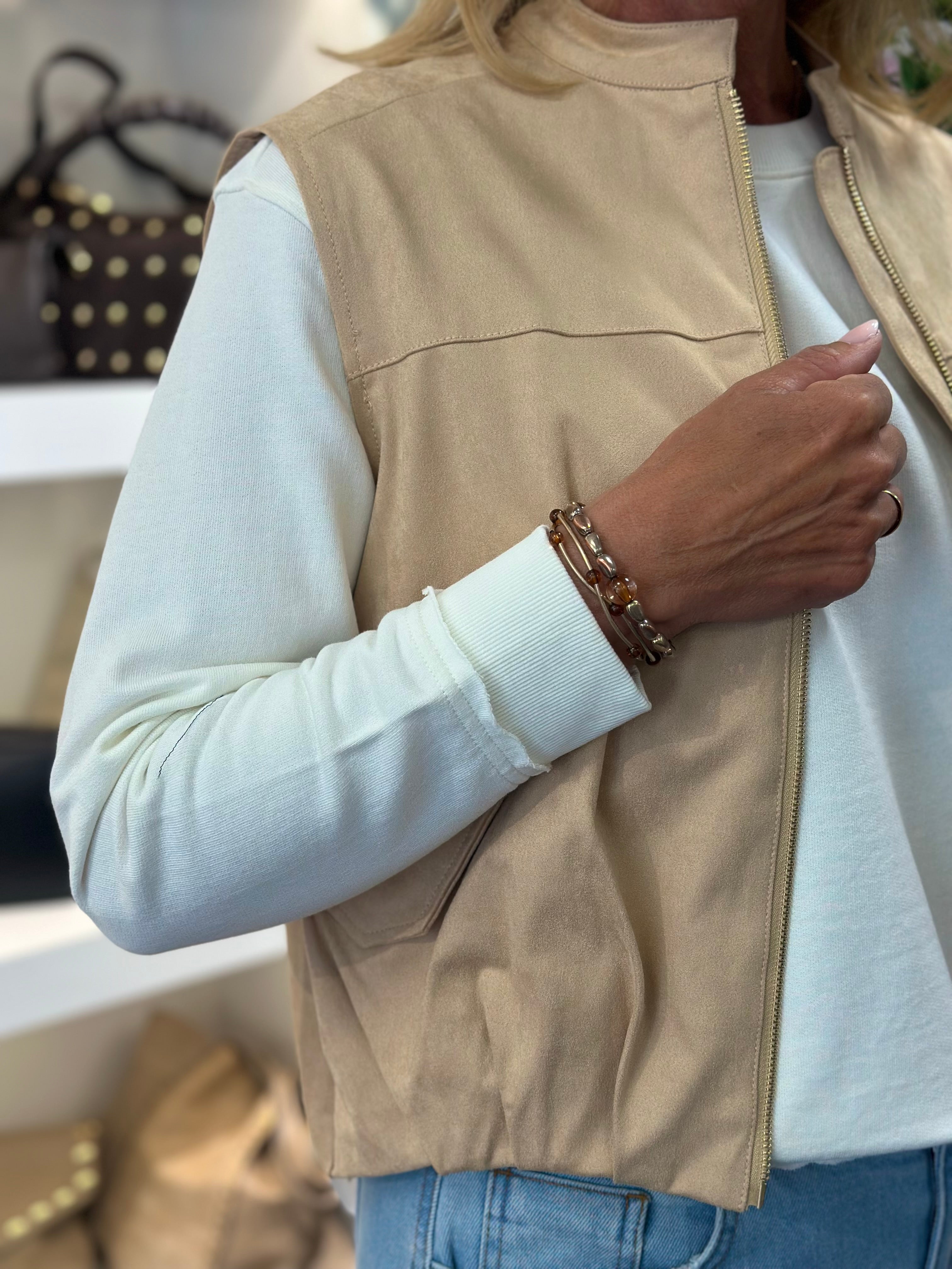 Maicazz Silett Gilet sand