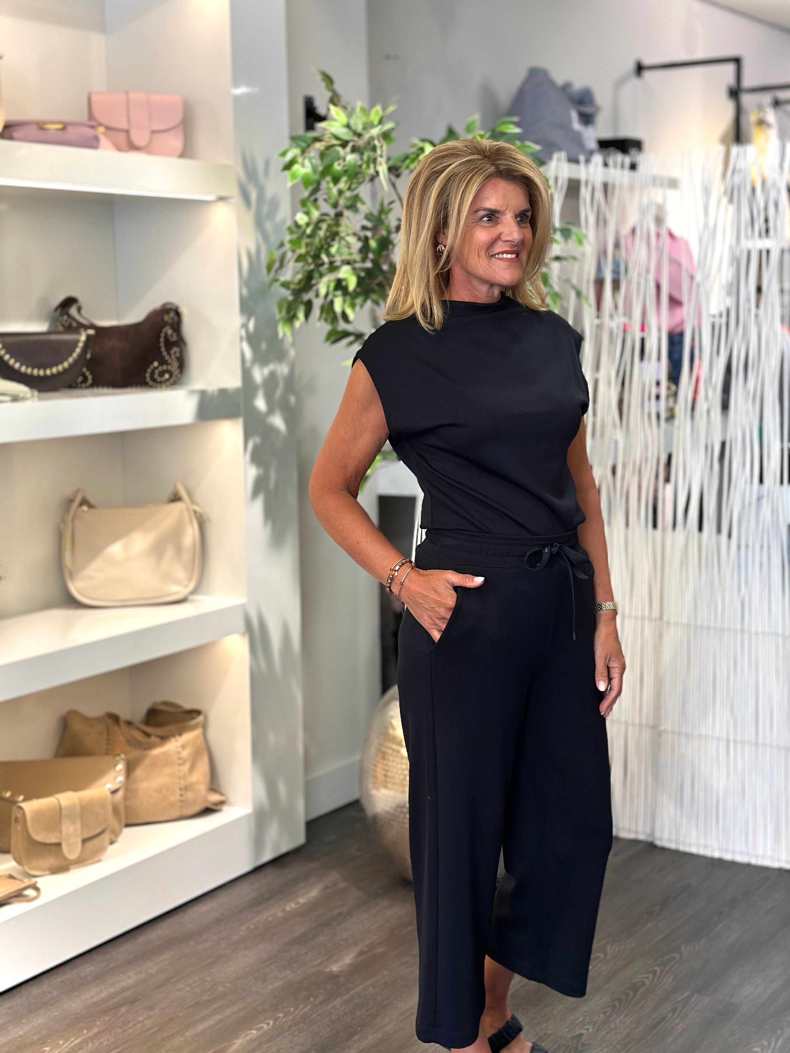 SoyaConcept Banu 314 Top zwart