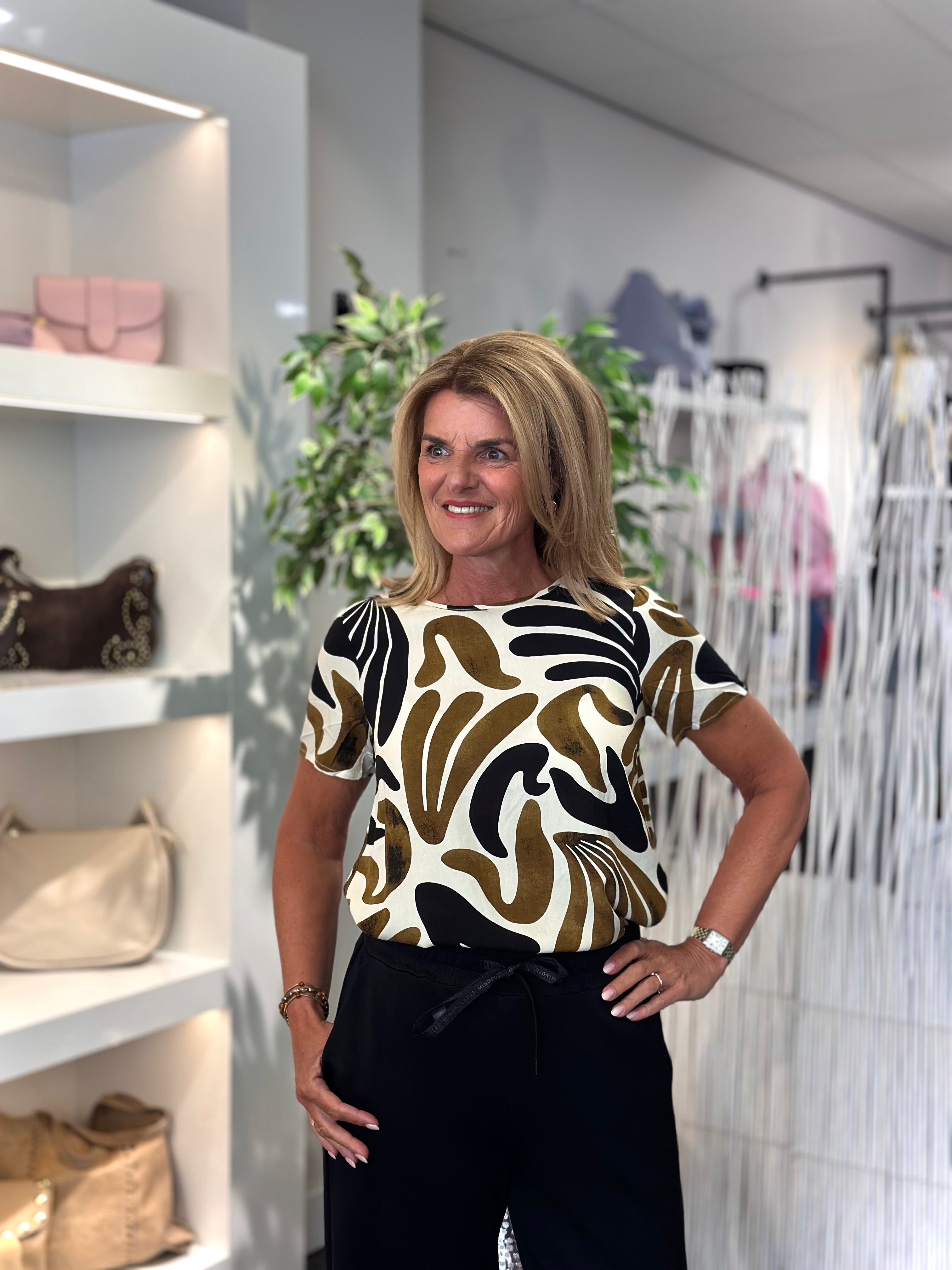 SoyaConcept Feldi 2 Top butternut print