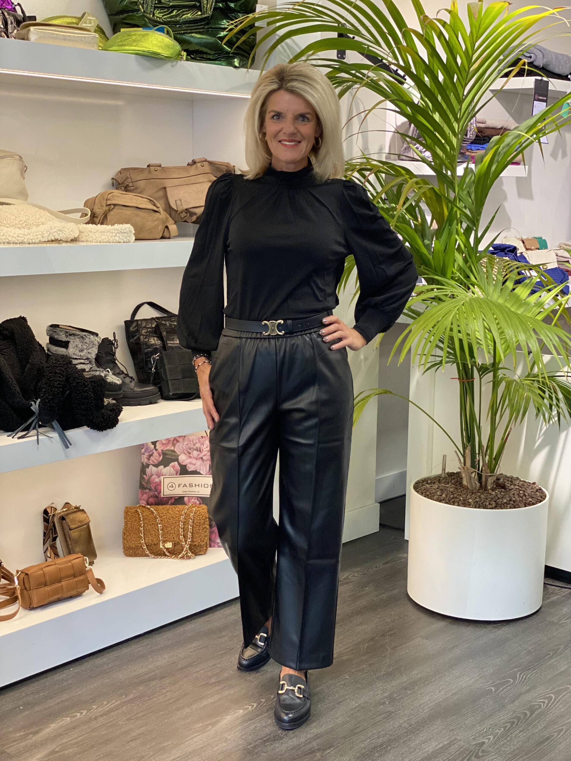 Peppercorn Raquel Blouse zwart