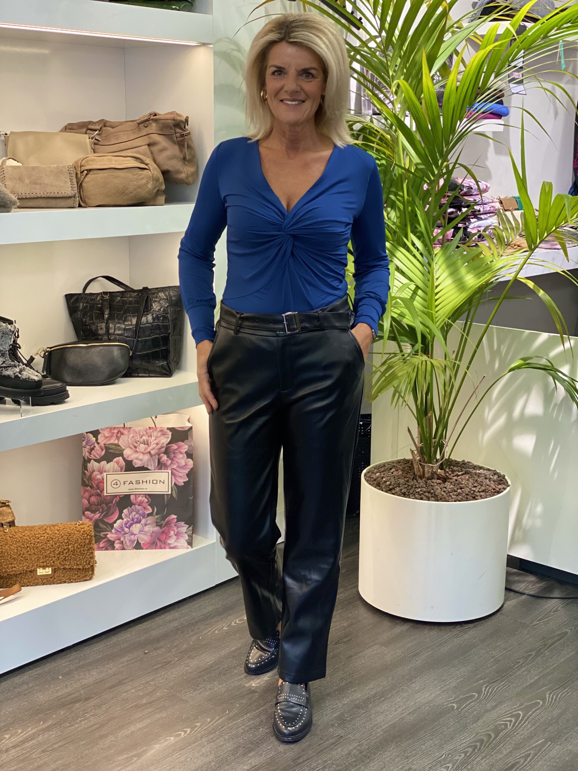 C&S Taya Top saffierblauw