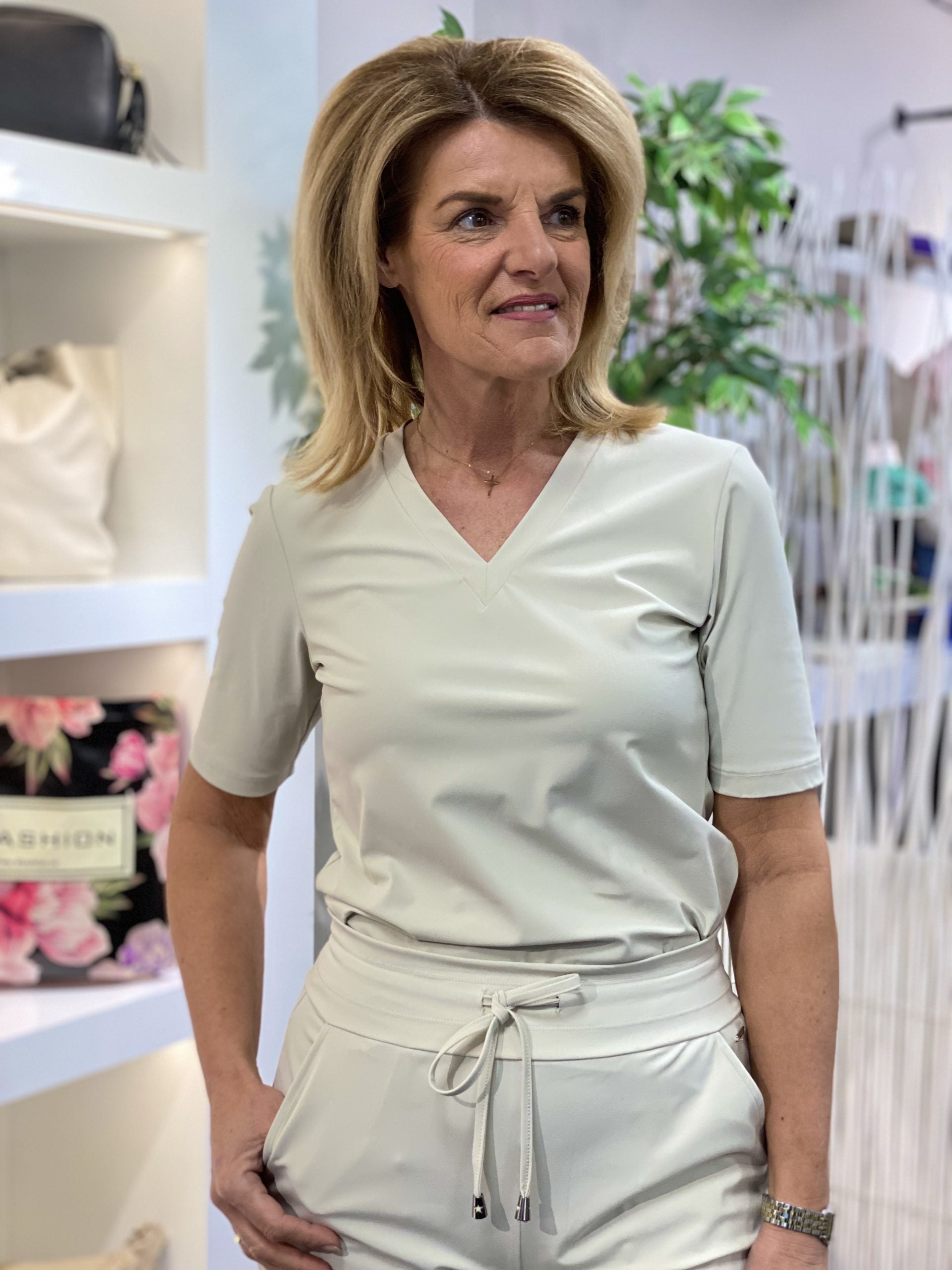 Mi Piace Travelstof Top V-Hals kit 202271