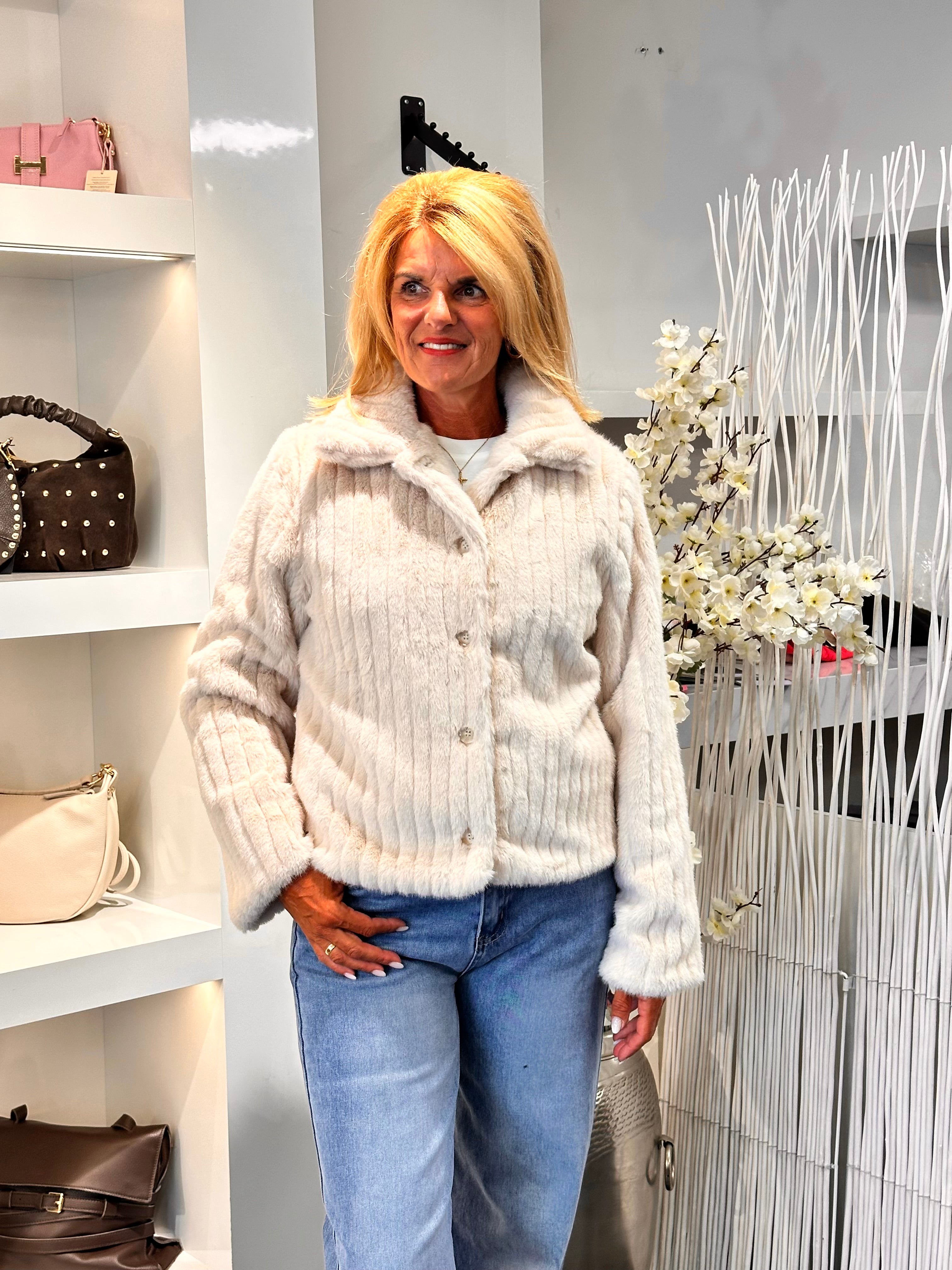 Mi Piace Fur Coat 202880 mist