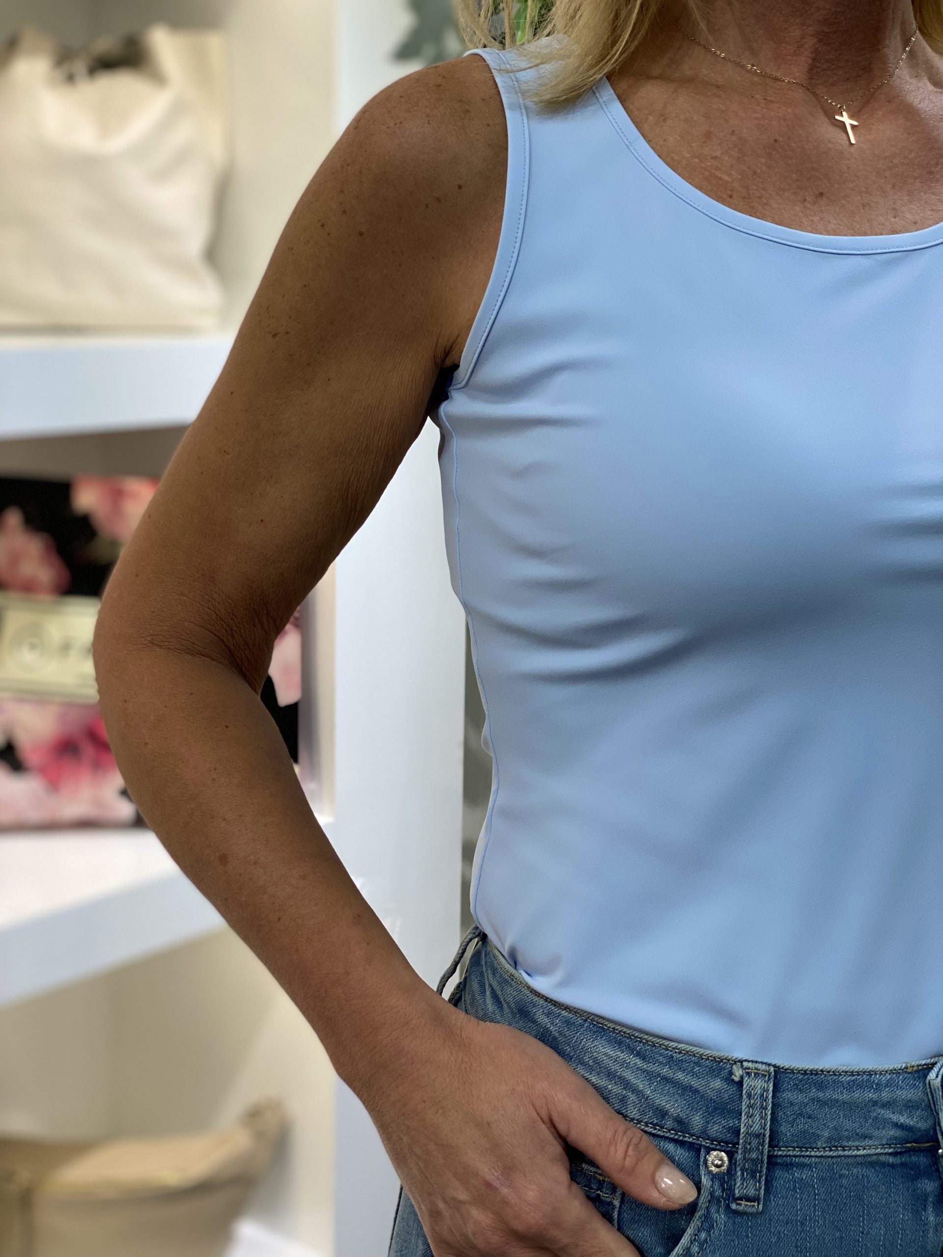 Mi Piace Travelstof Top lichtblauw 202027