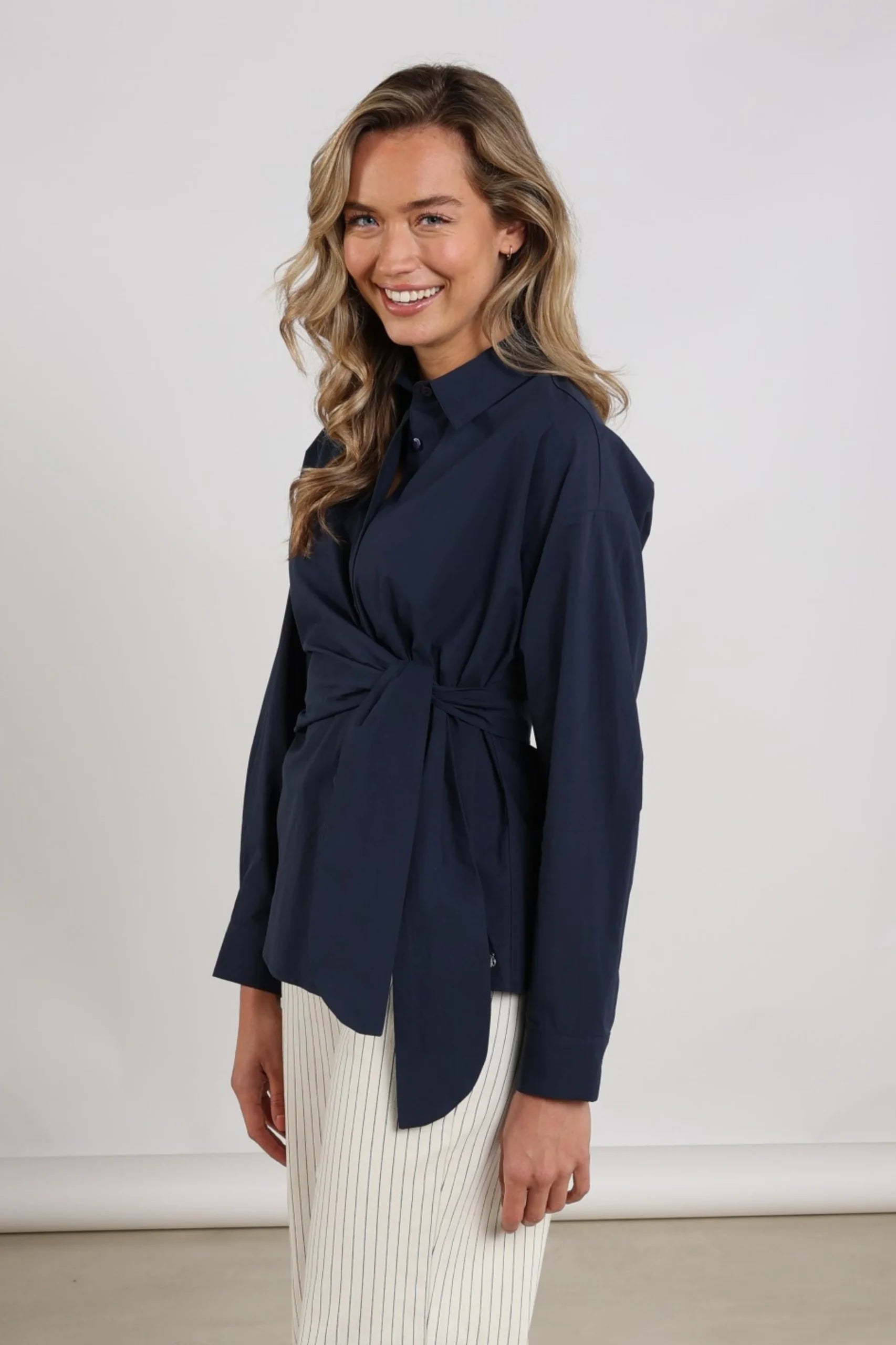 Nukus Aneta Top LS navy