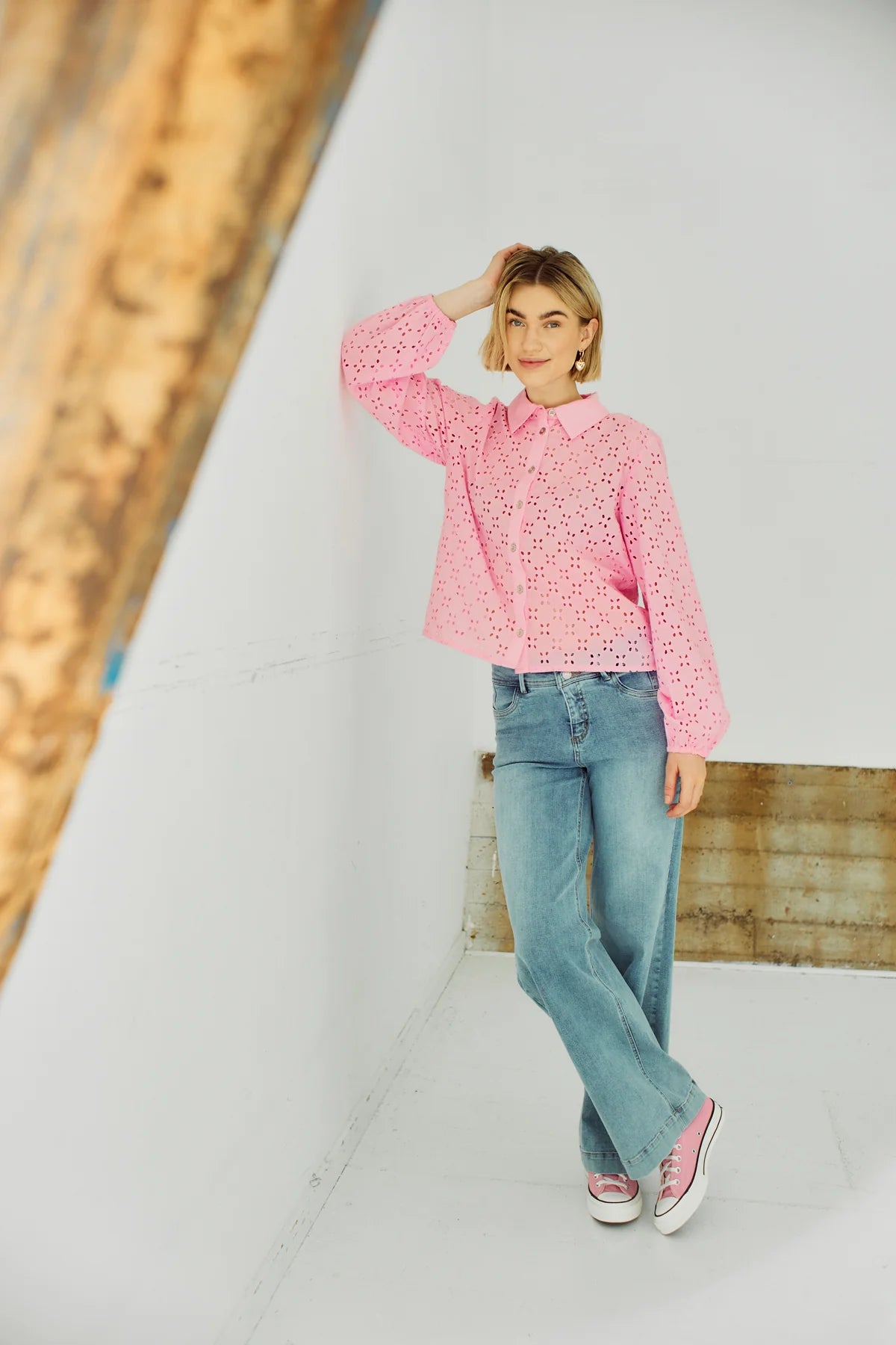 Freequent Lopez Jeans L32 light blue denim