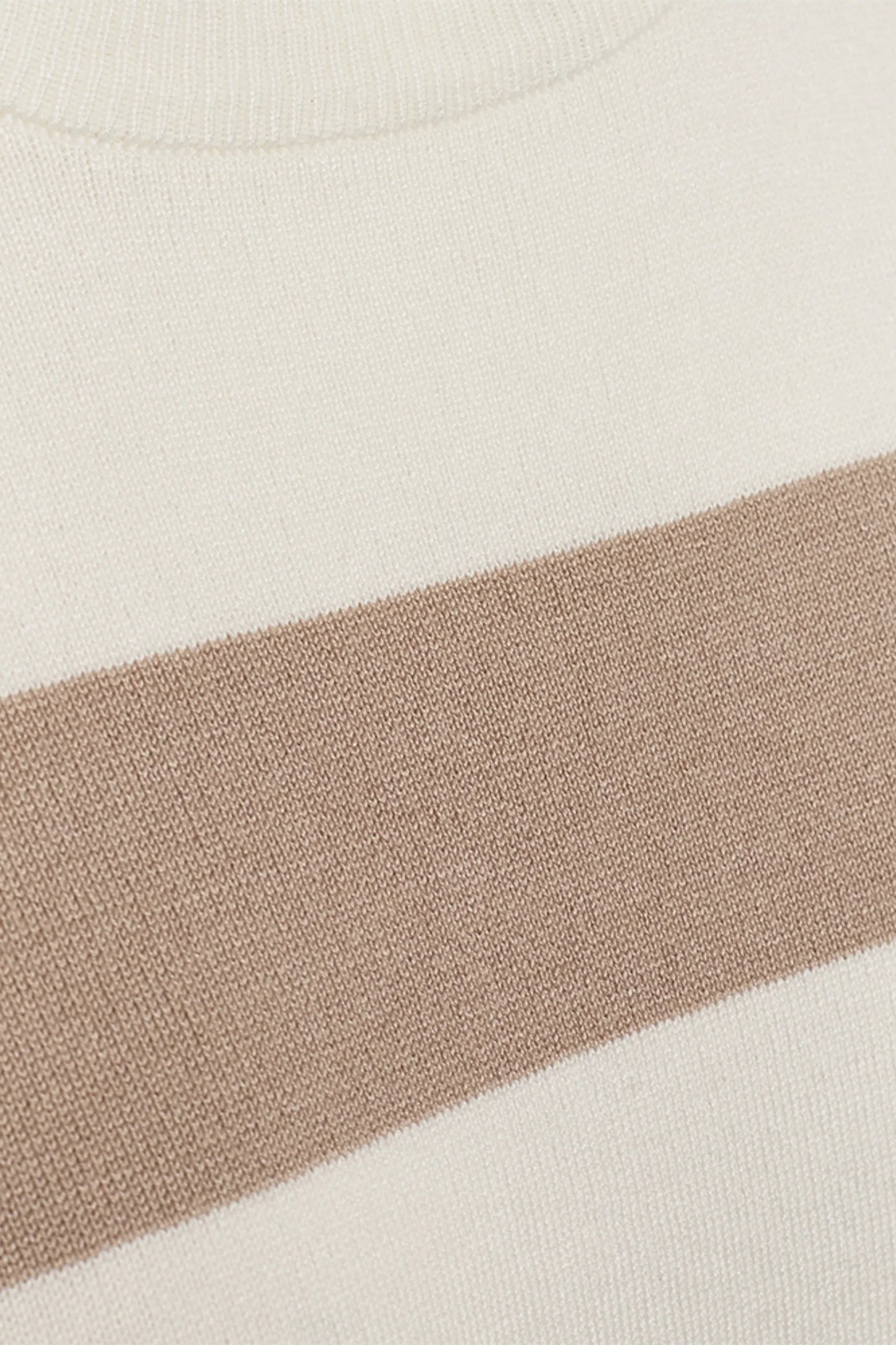 Freequent Pixie Pullover star off white w. taupe