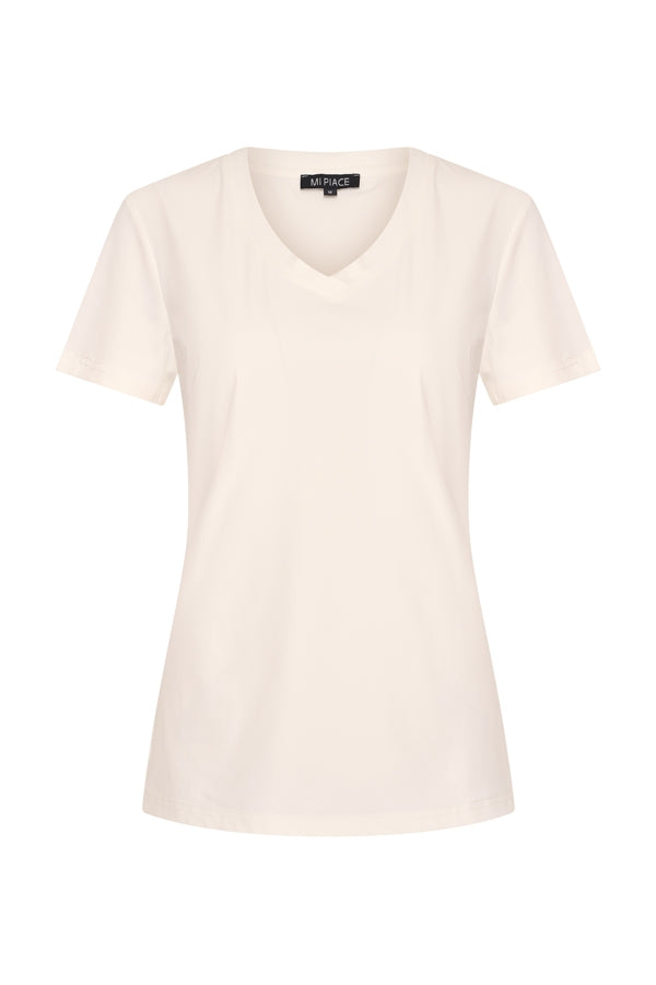 Mi Piace Travelstof Top off white 202080