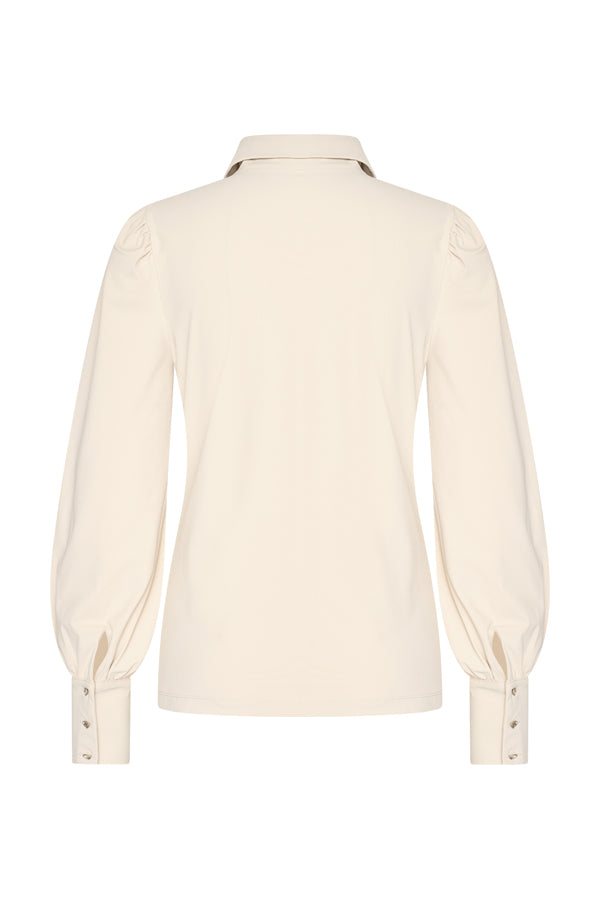 Mi Piace Travelstof Polo Top met Lichte Pofmouw 202530 kit