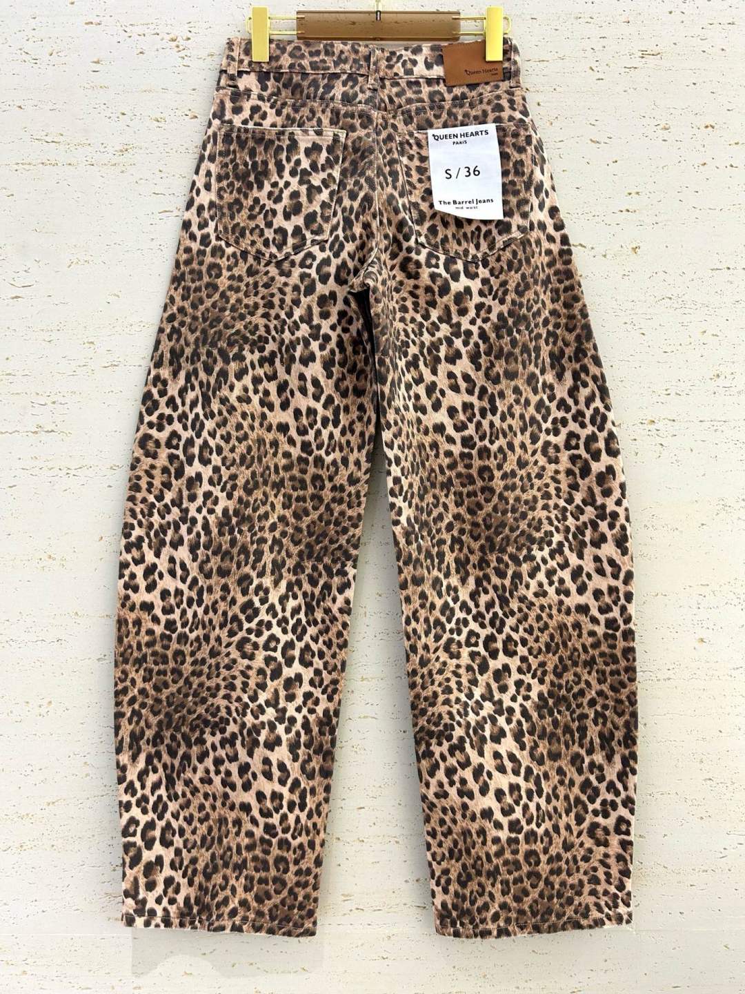 Queen Hearts Jeans Broek barrel W5010