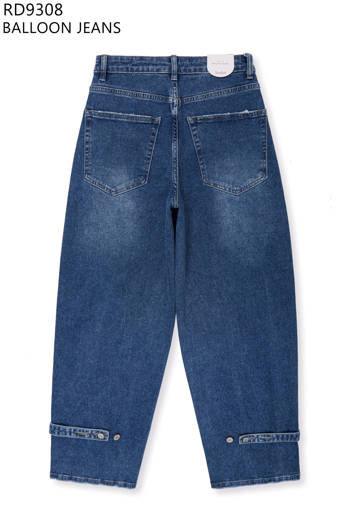 Redial Barrel Jeans RD 9308 Donkerblauw