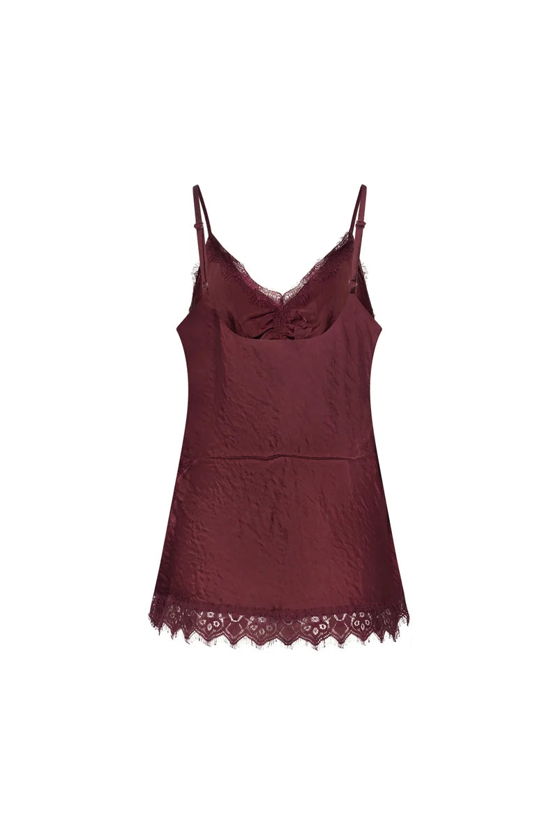 Nukus Alice Top Lace cherry
