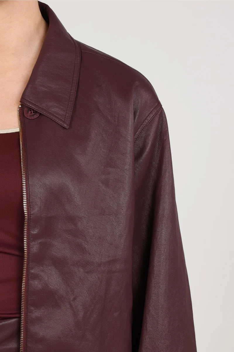 Nukus Dominique Jacket PU Cherry
