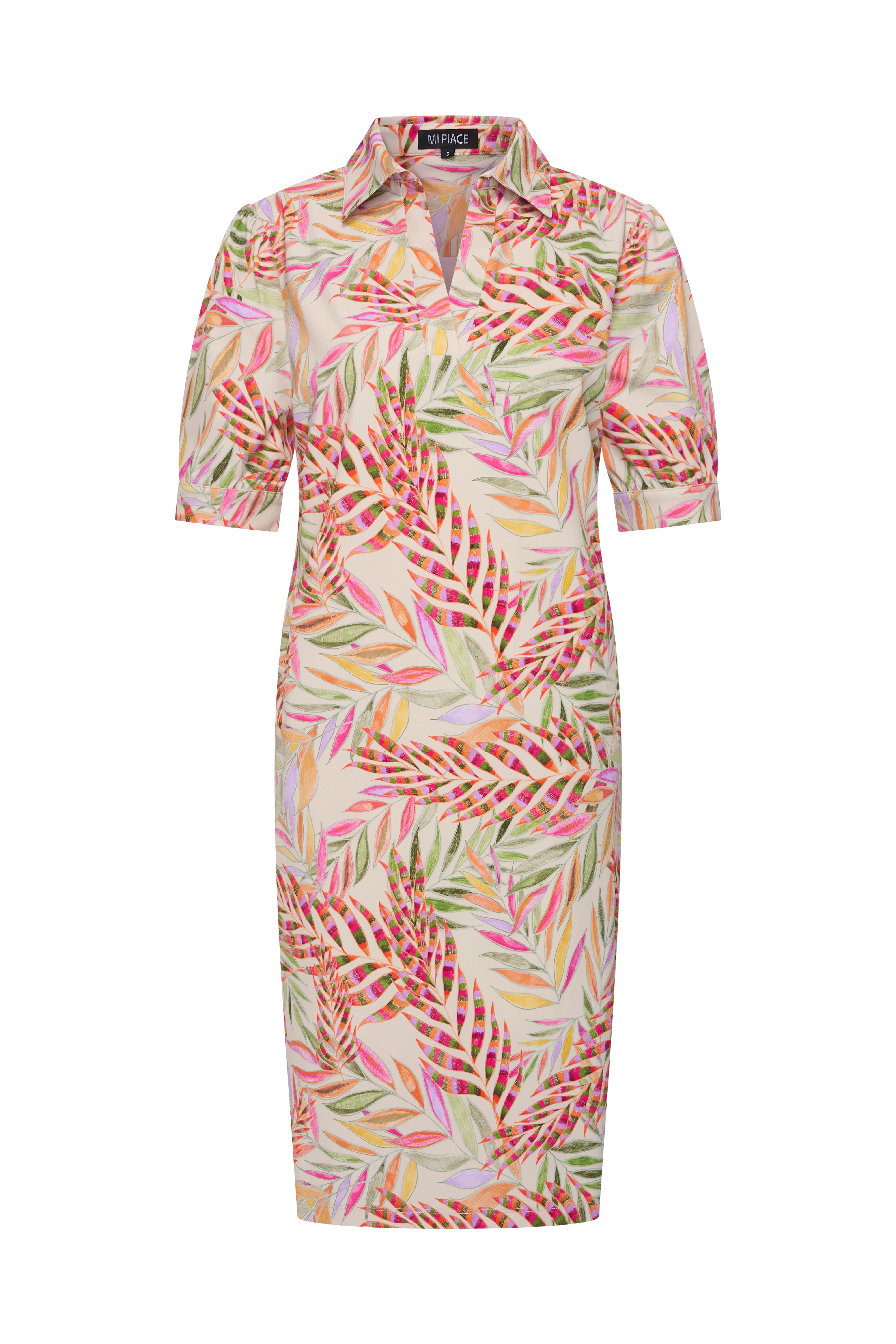 Mi Piace Travelstof Jurk 202605 pencil branches print kit