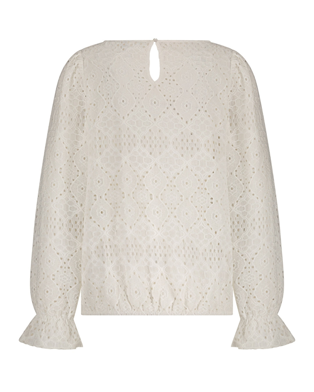 Red Button Top Ajour Off White