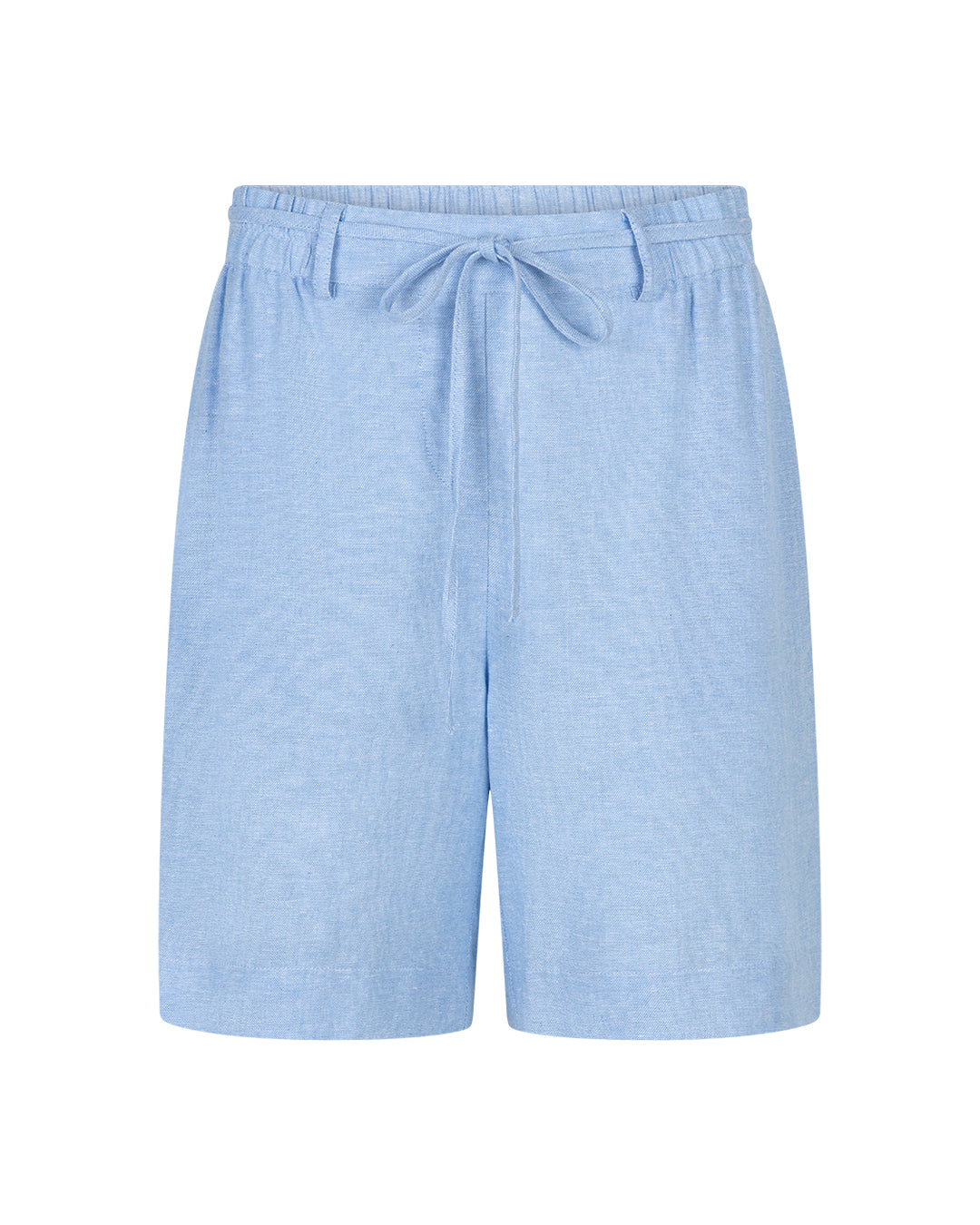 Red Button Cami Short Linen/Visco Melange lightblue
