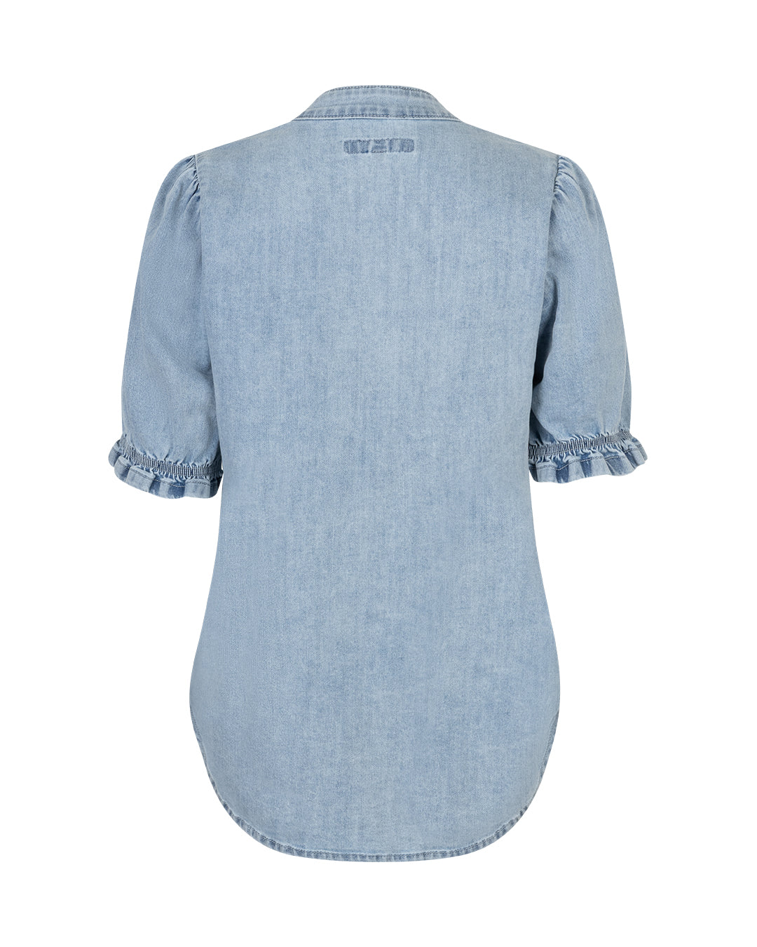 Red Button Victoria Blouse Denim whitebleach