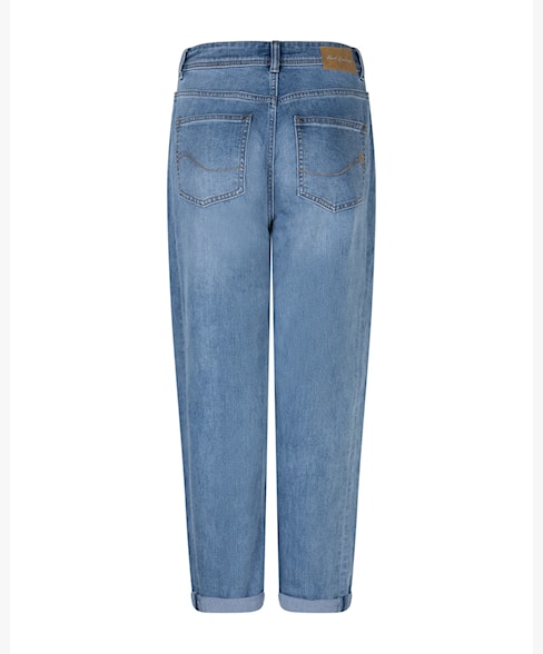 Red Button Caitlina Sidepatch Barrel Jeans Broek midstone