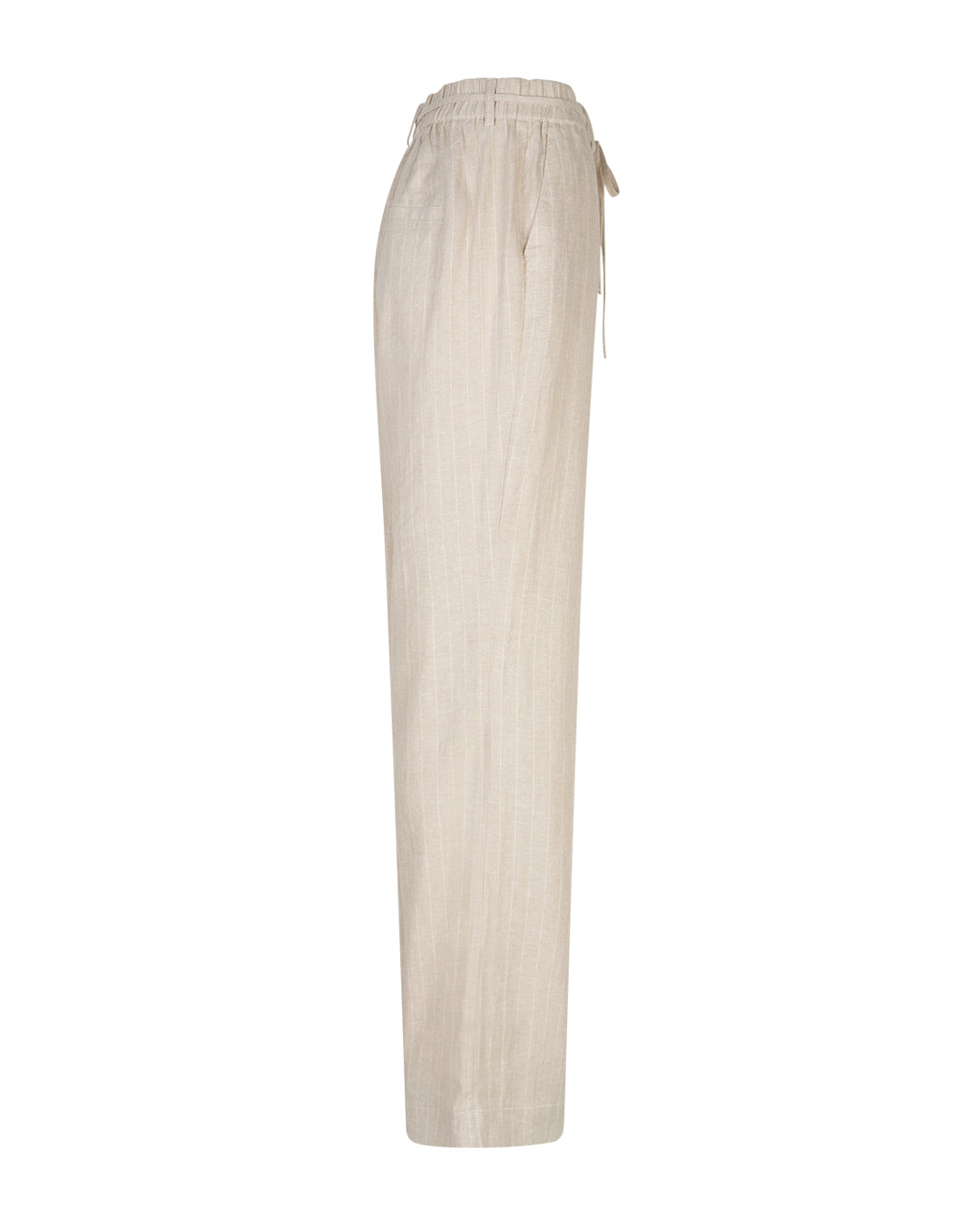 Red Button Claudette Linen/Visco Pinstripe Broek L33 pebble