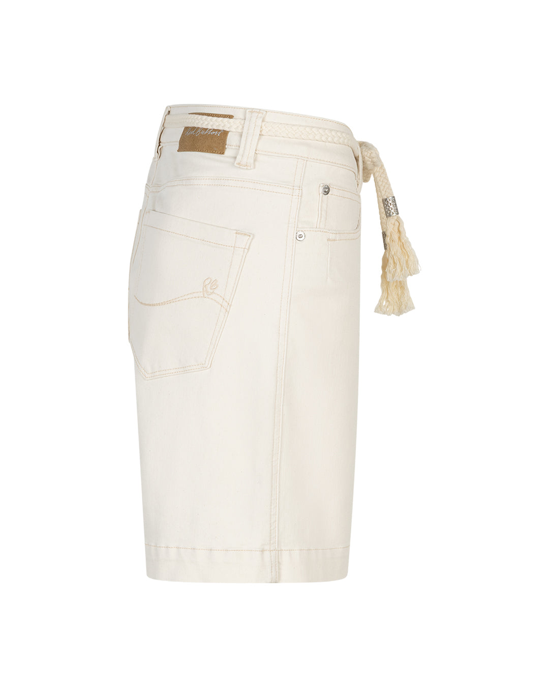 Red Button Colette Short & Belt ecru