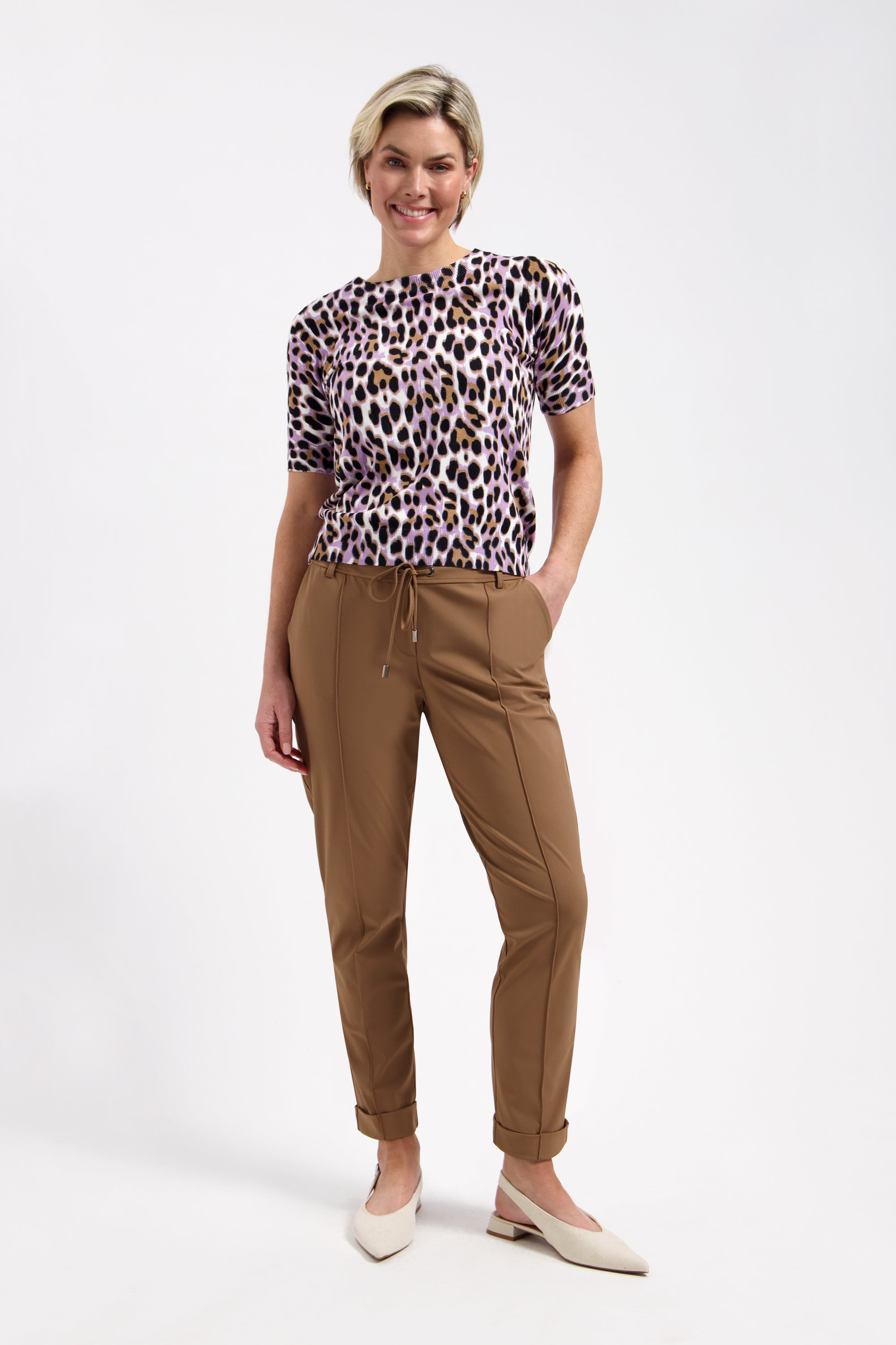 Lady Day Sage Top sutton print