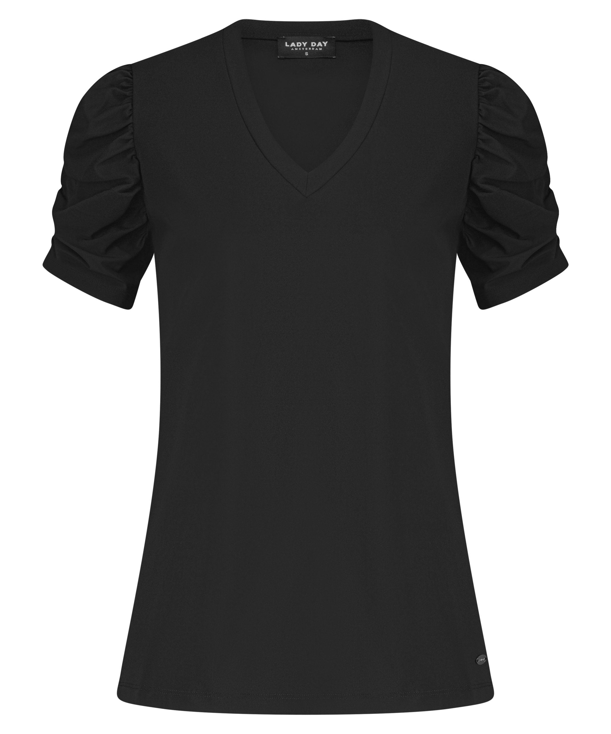 Lady Day Toya Travelstof Top zwart