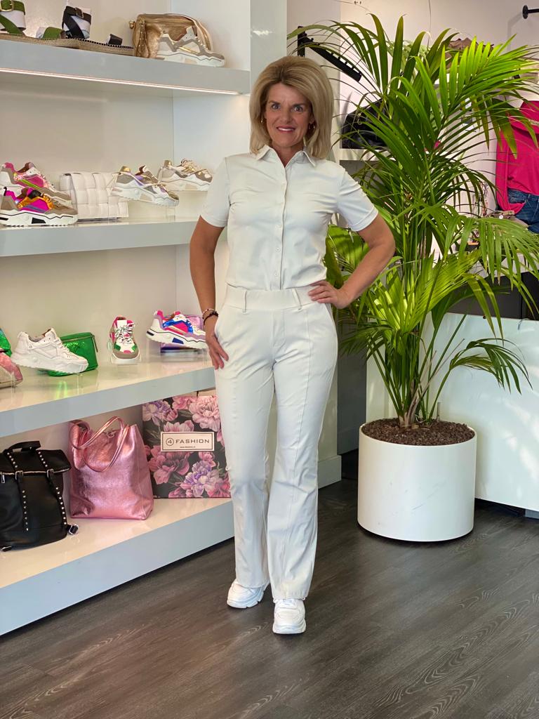 Mi Piace Travelstof Blouse Korte Mouw kit 202031