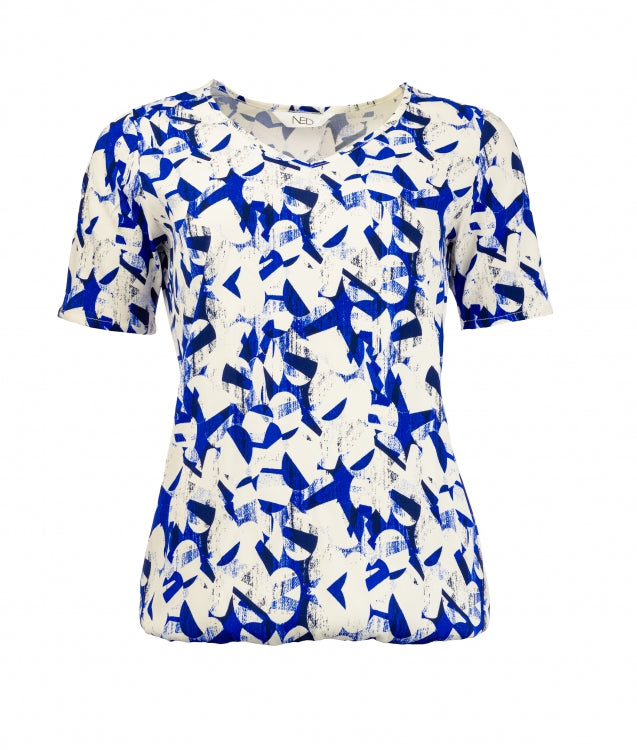 NED Xavier Nebulas Blue Playful Denim Circles Megan nebulas blue