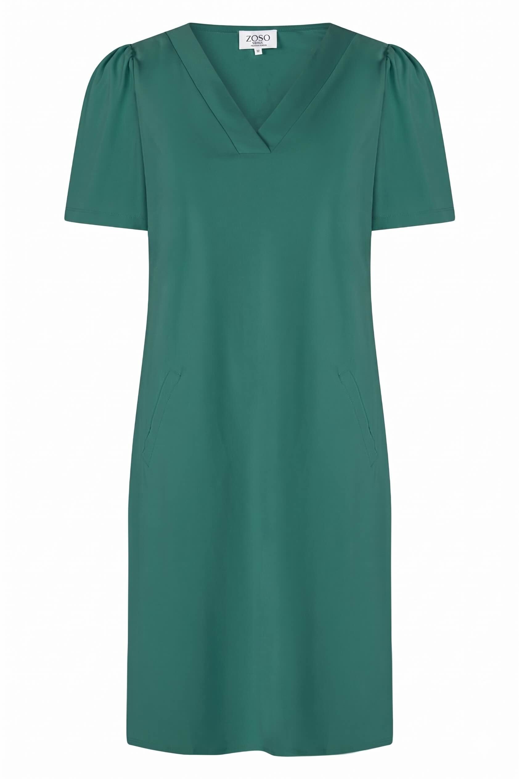 Zoso Juulz Travelstof Jurk green