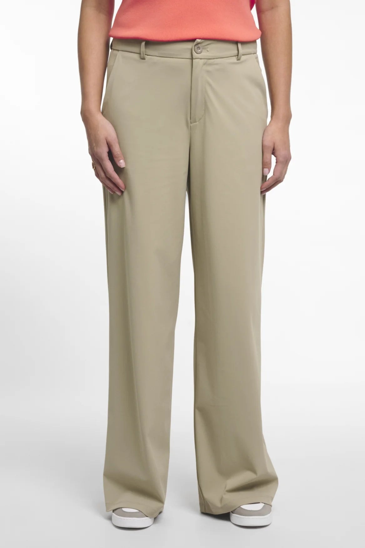 Zoso Miriam Travelstof Broek sage