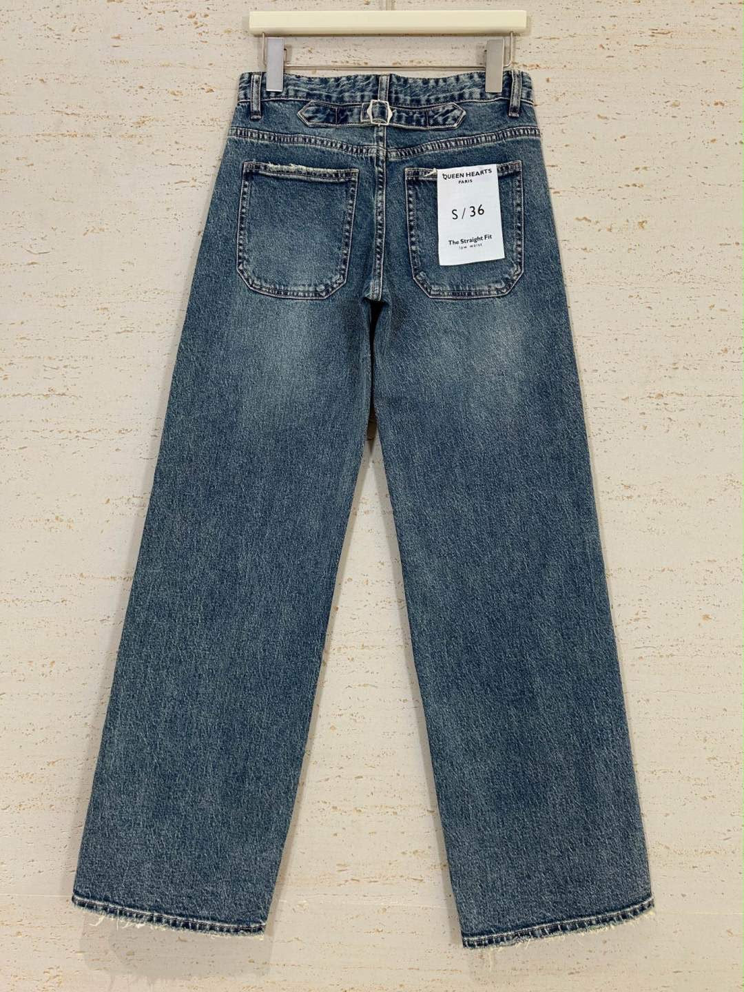 Queen Hearts Jeans W5008-1 washed blue