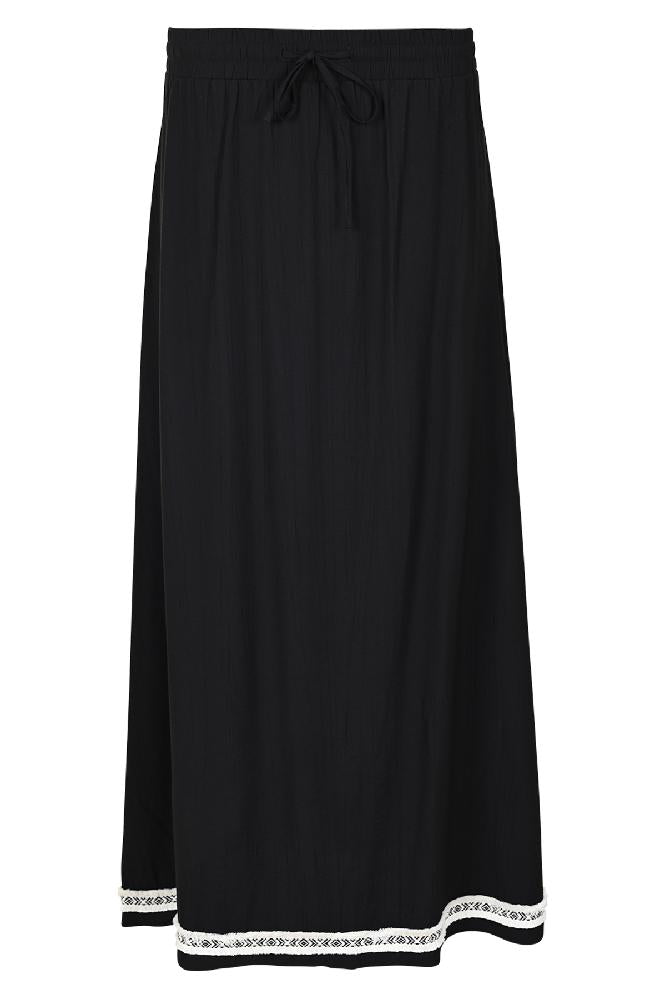 Maicazz Jill Lange Rok zwart offwhite