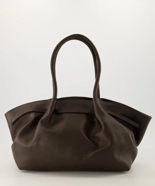 Coline Schoudertas Leer Mole Brown T348