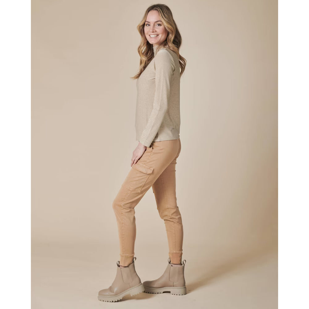 Zhrill Abigail Top Lurex fog