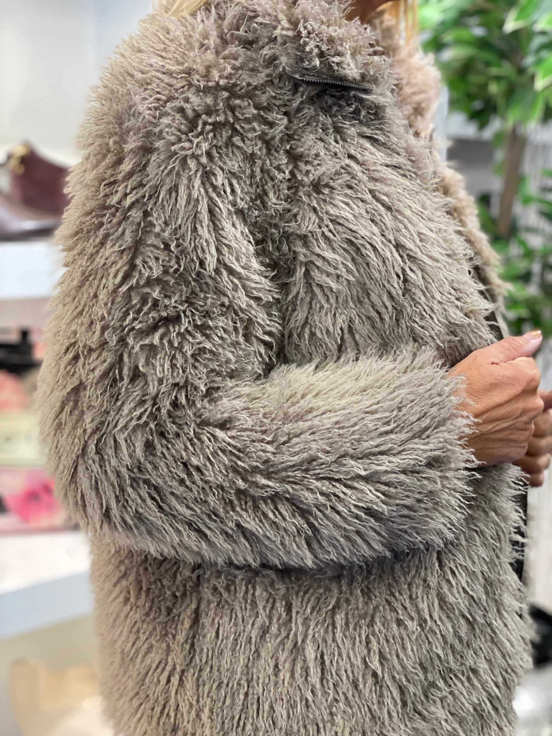 Freequent Fine Jacket desert taupe