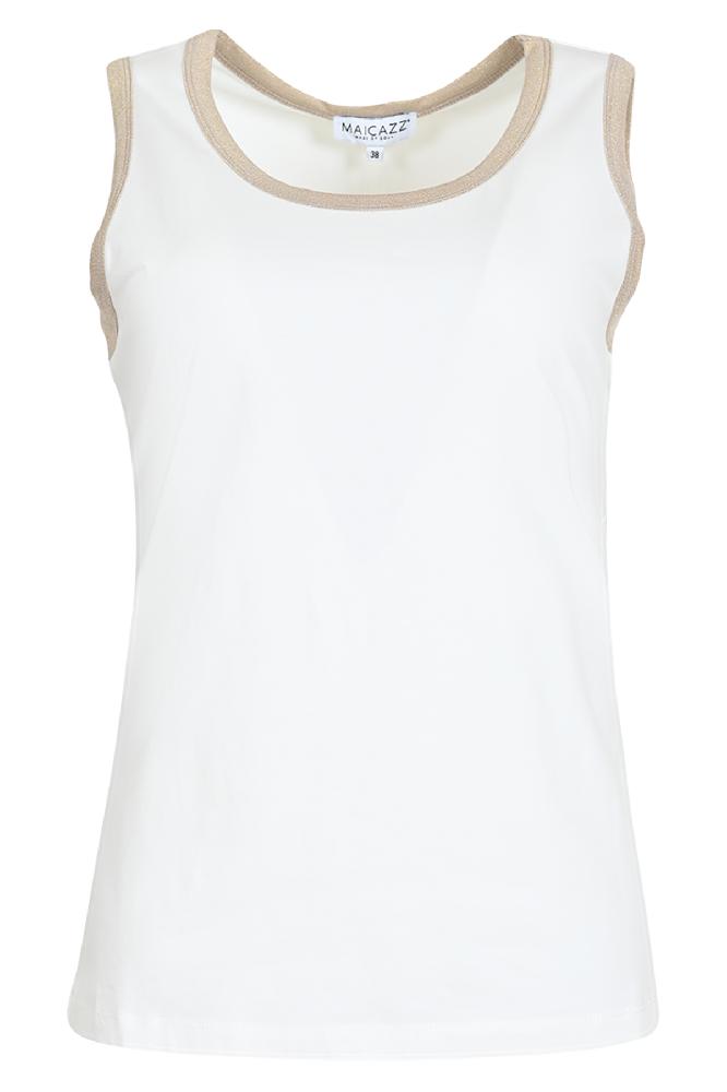 Maicazz Ballet Top offwhite gold