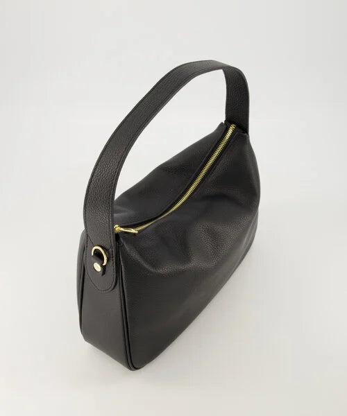 Elly Schoudertas Leer Zwart T329