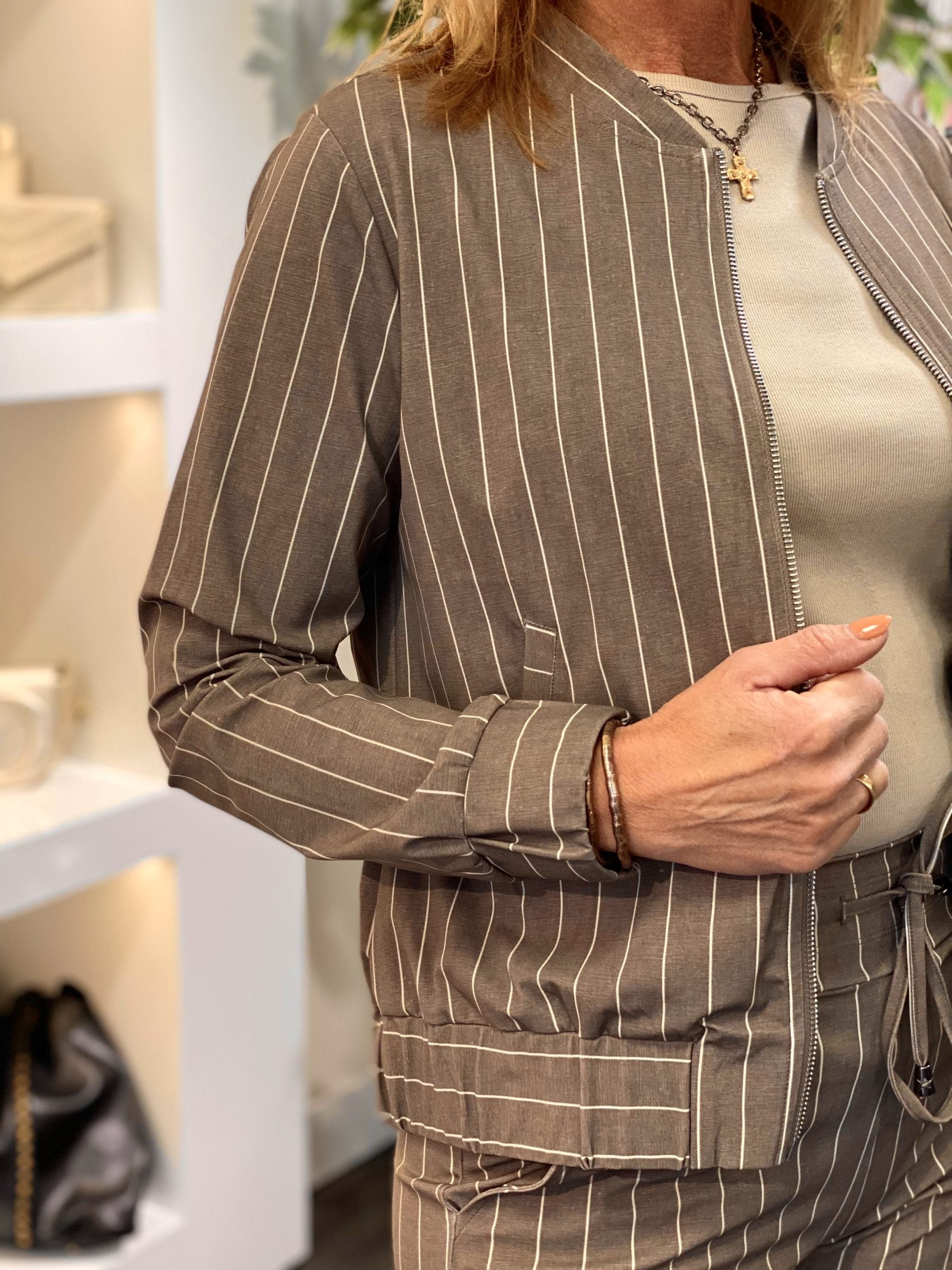 Mi Piace Travelstof Bomber Jack 202463 classic stripe falcon