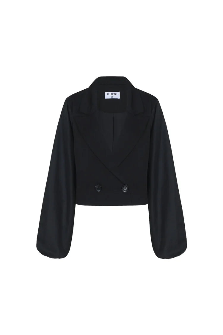 Fluresk Dane Blazer Black kort