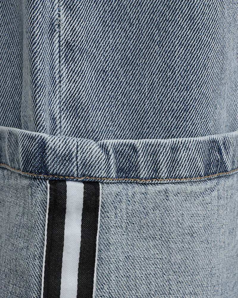 Freequent Midde Turn Up Jeans L32 light blue denim