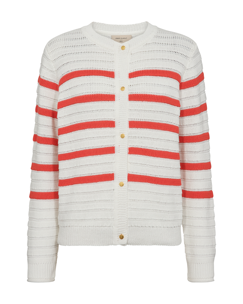 Freequent Sail Vest star offwhite w. bittersweet
