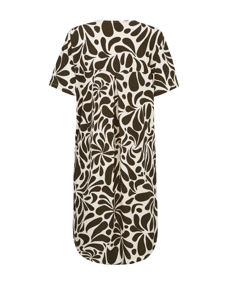Freequent Floi Jurk moonbeam/coffee bean