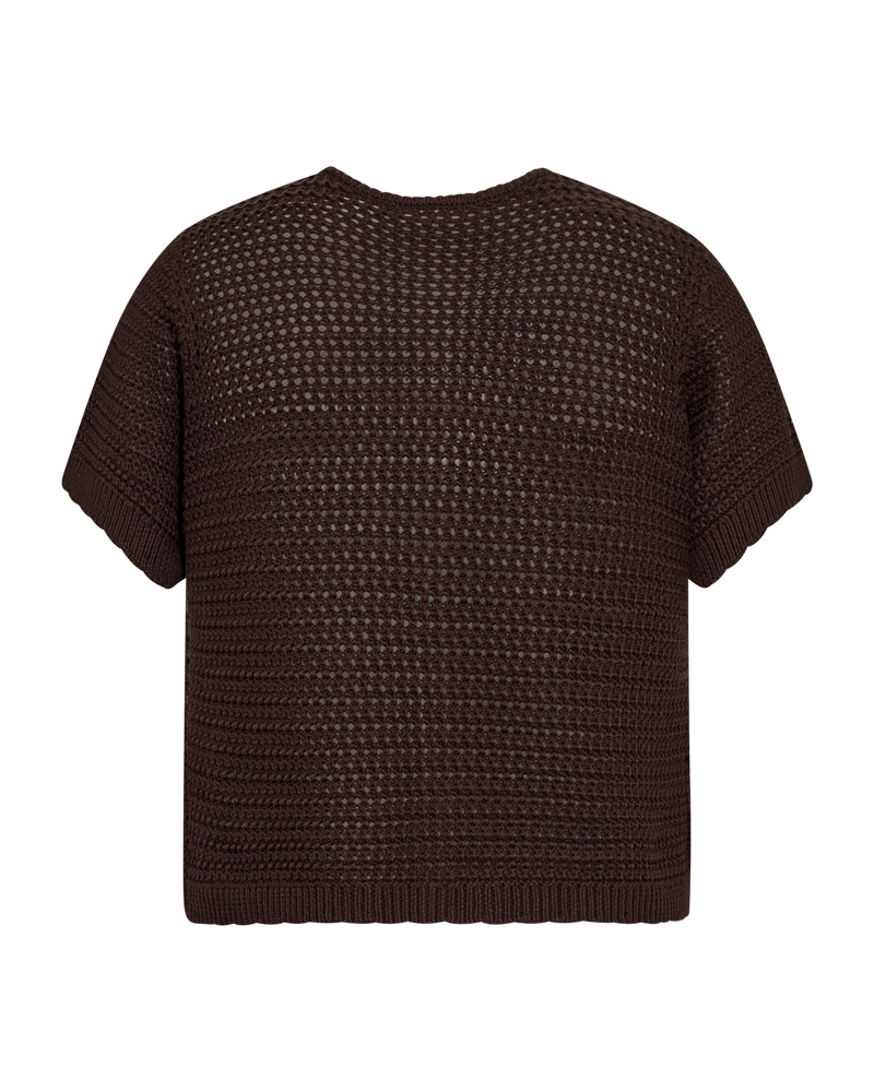 Freequent Tota Cardigan coffee bean